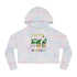 Rolling With My Gnomies Cropped Hooded Sweatshirt for Women | Trendy Spring Fashion