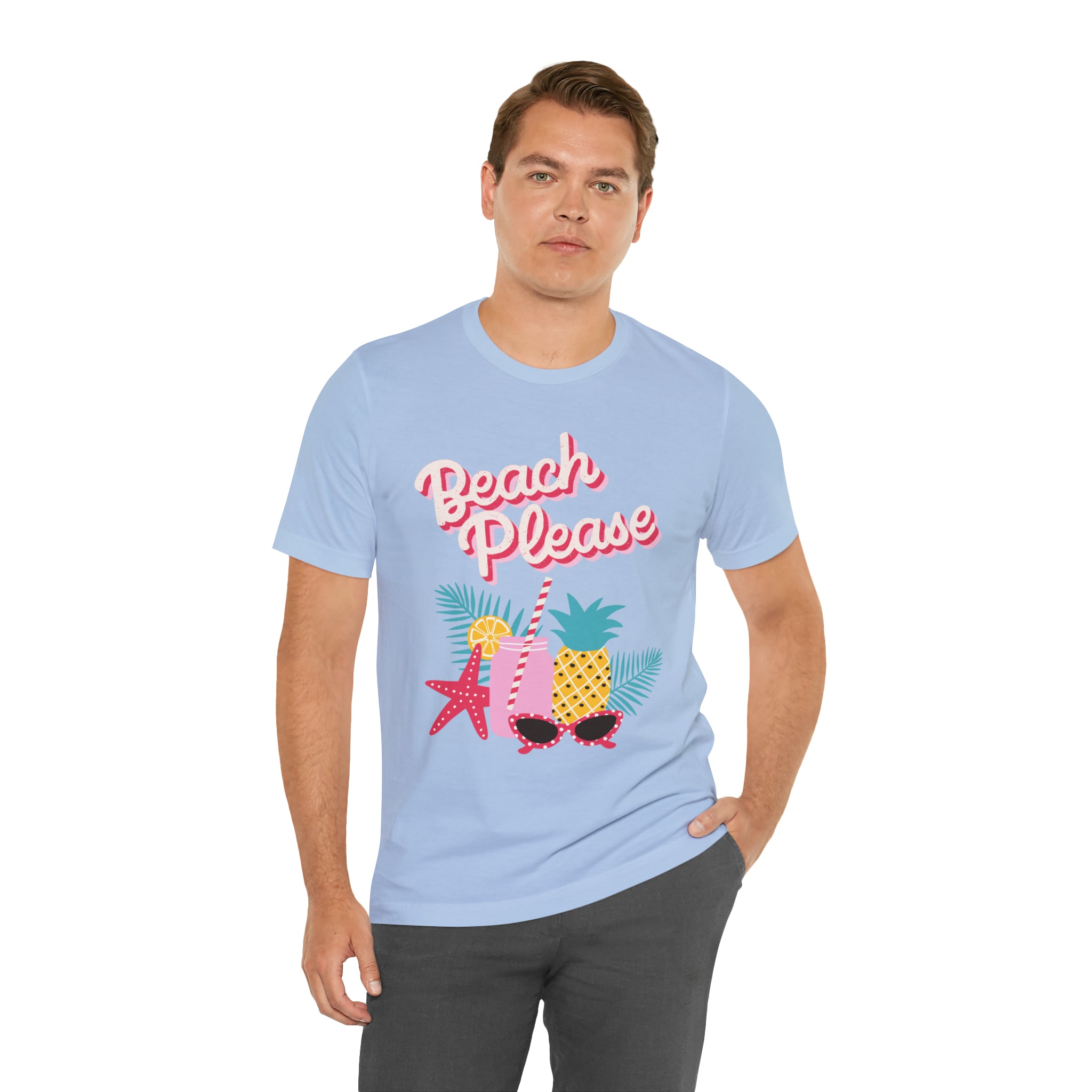 Beach Please Unisex Jersey Short Sleeve Tee