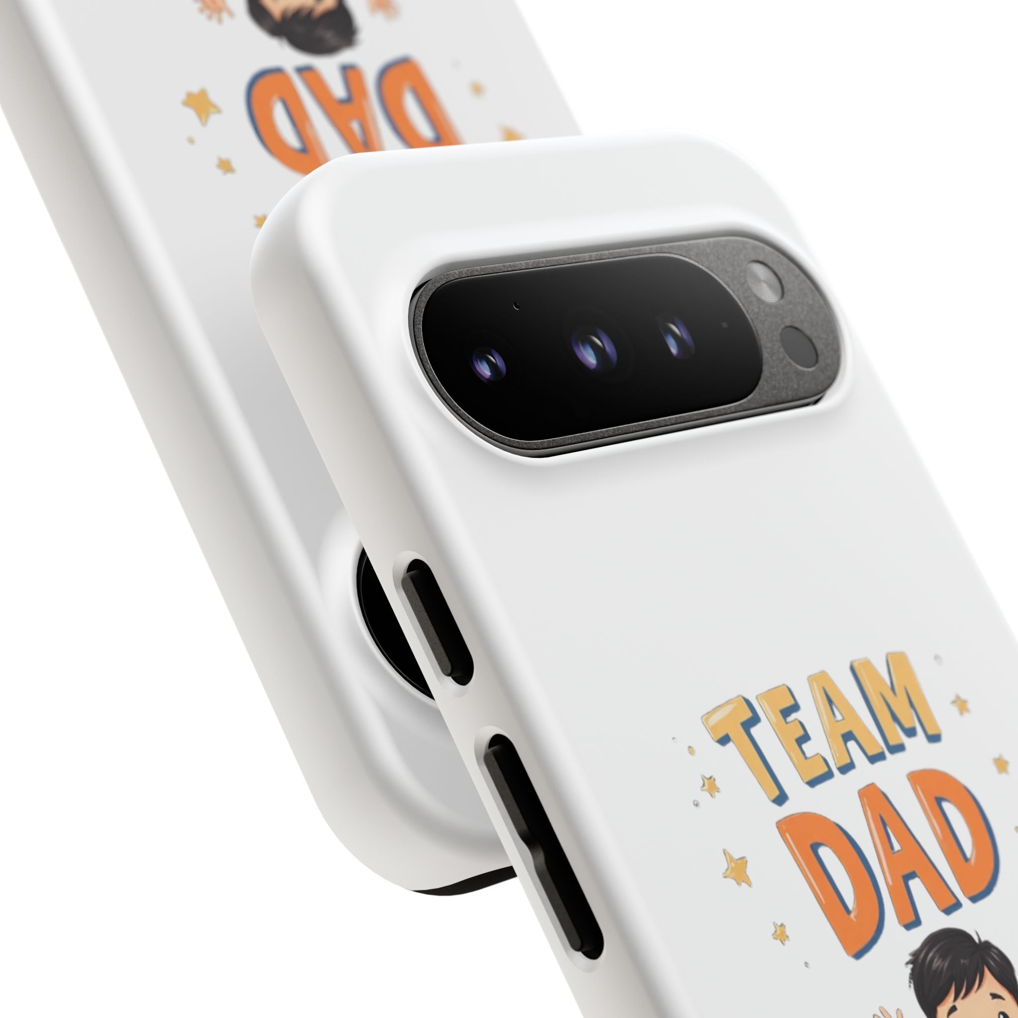 Team Dad Phone Case, Fun Gift for Fathers, Durable Phone Protector, Cute Dad Team Merchandise, Father's Day Special