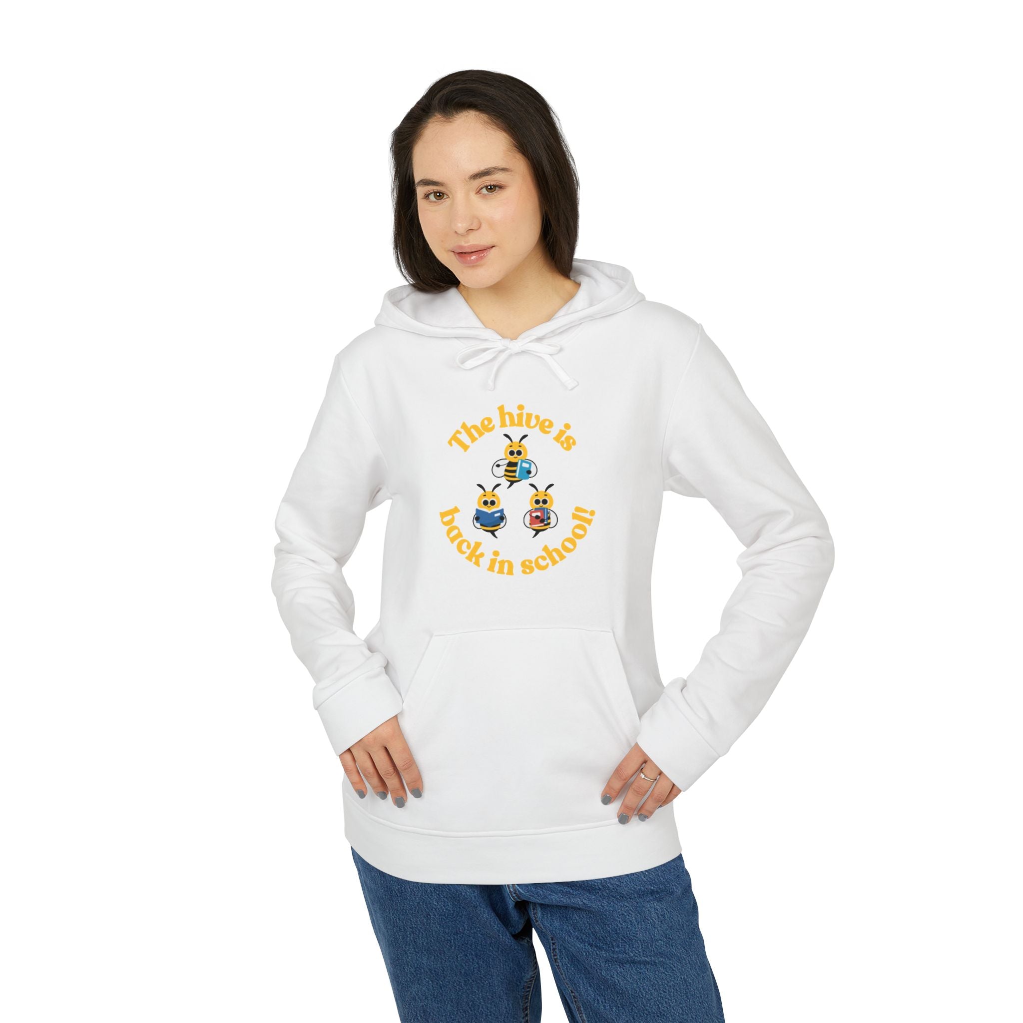 The Hive Is Back In School adidas® Unisex Fleece Hoodie