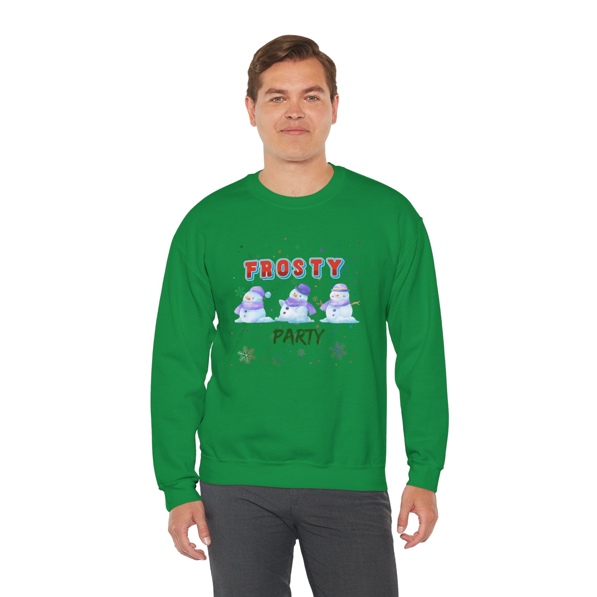 Frosty Party Unisex Heavy Blend™ Crewneck Sweatshirt