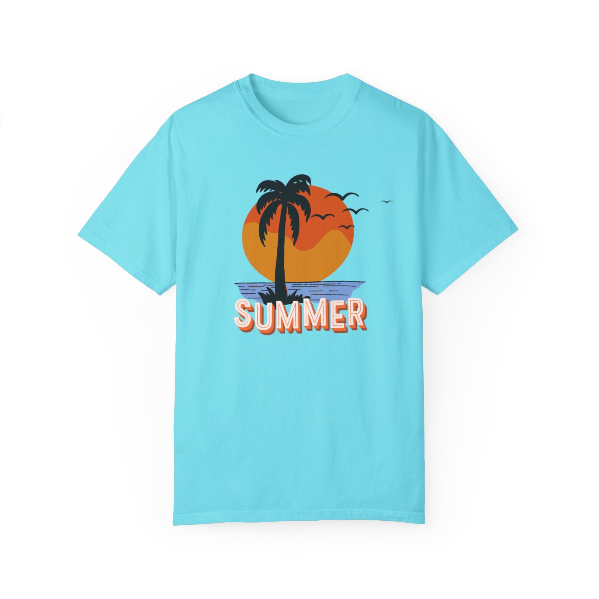 Summer Sunset Unisex Garment-Dyed T-shirt