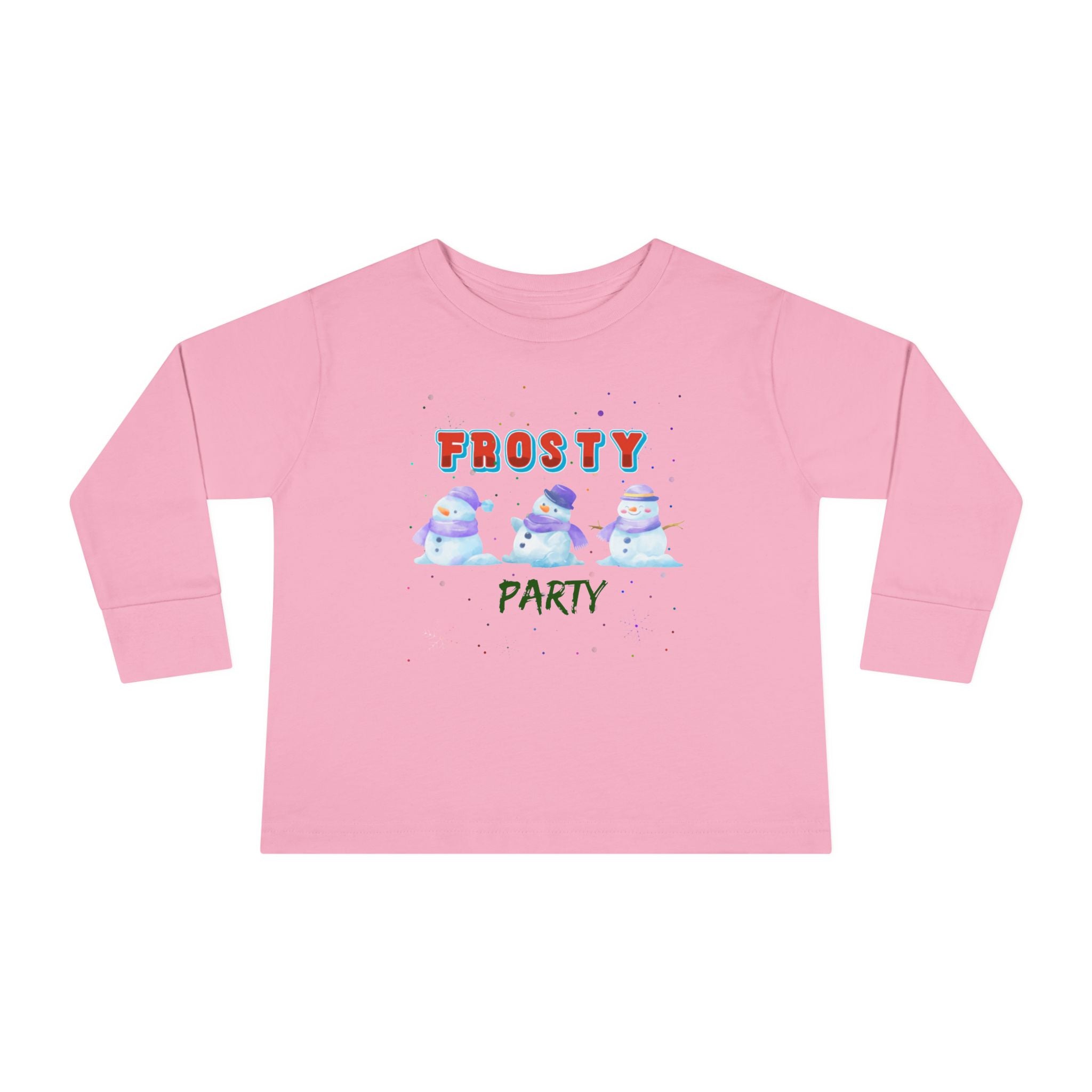 Frosty Party Toddler Long Sleeve Tee