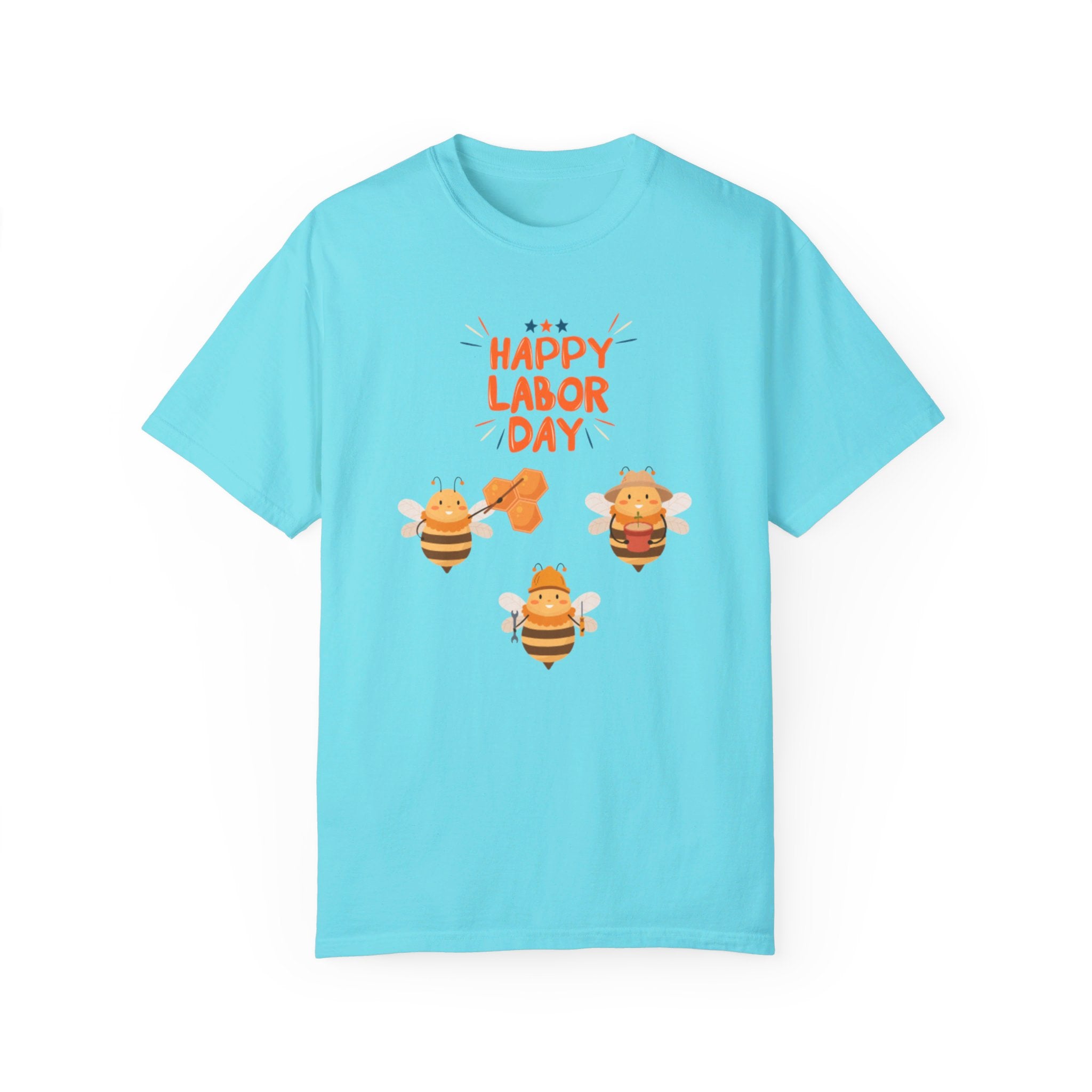 Bee Labor Day Unisex Garment-Dyed T-shirt