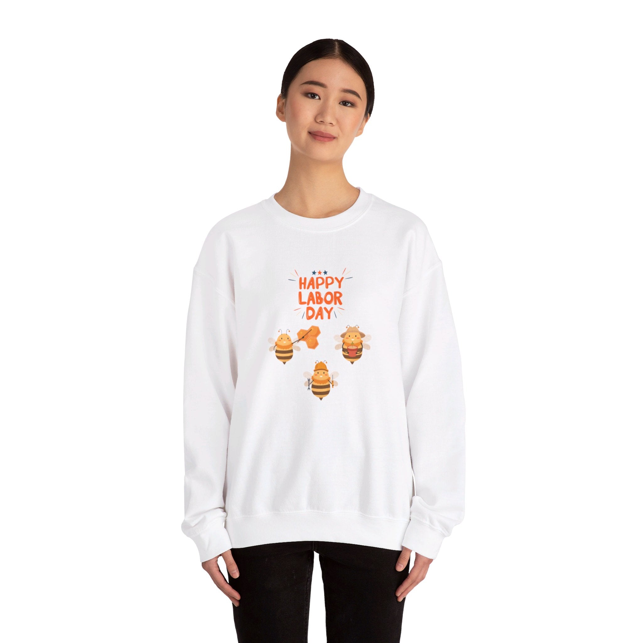 Bee Labor Day Unisex Heavy Blend™ Crewneck Sweatshirt