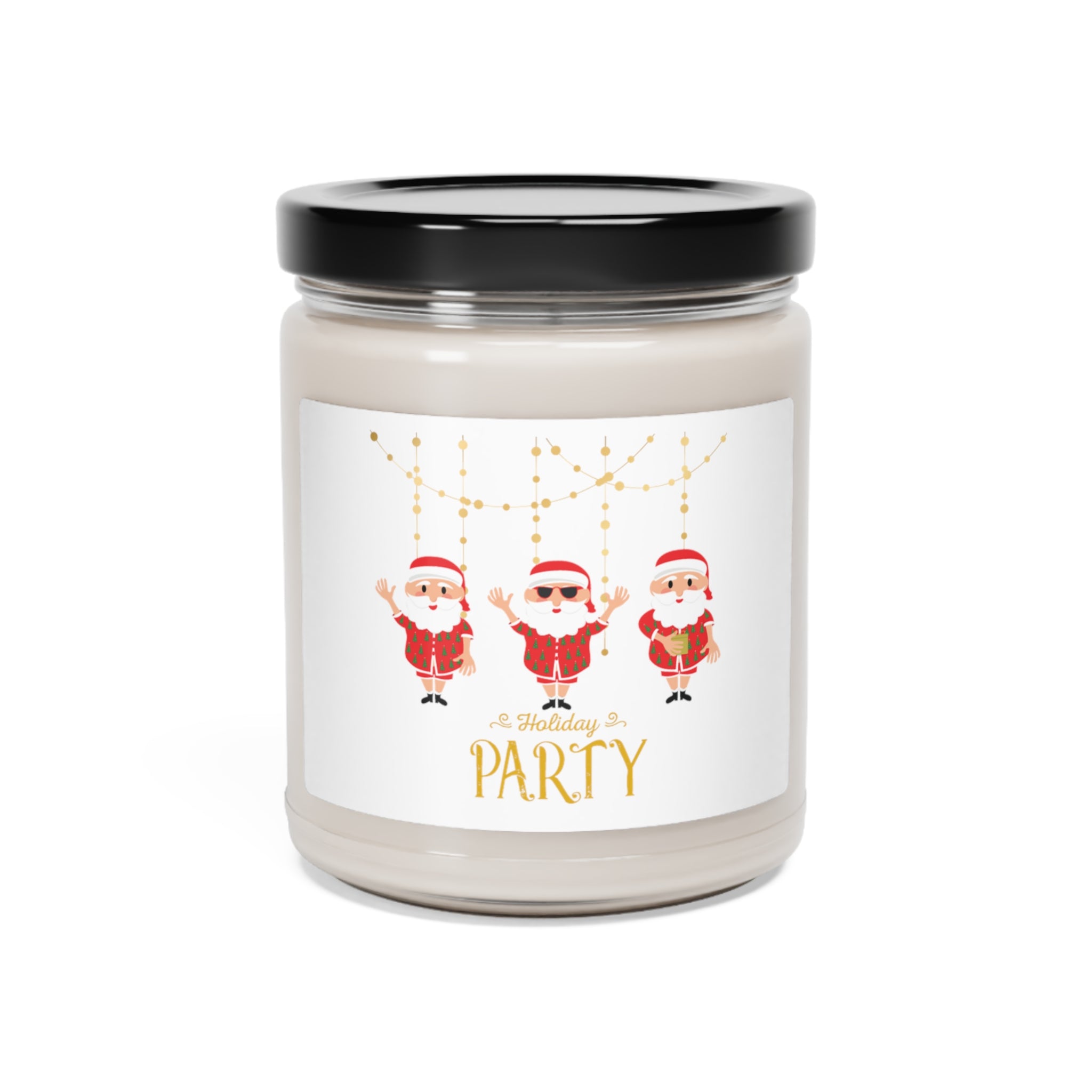 Santa's Holiday Party Scented Soy Candle, 9oz