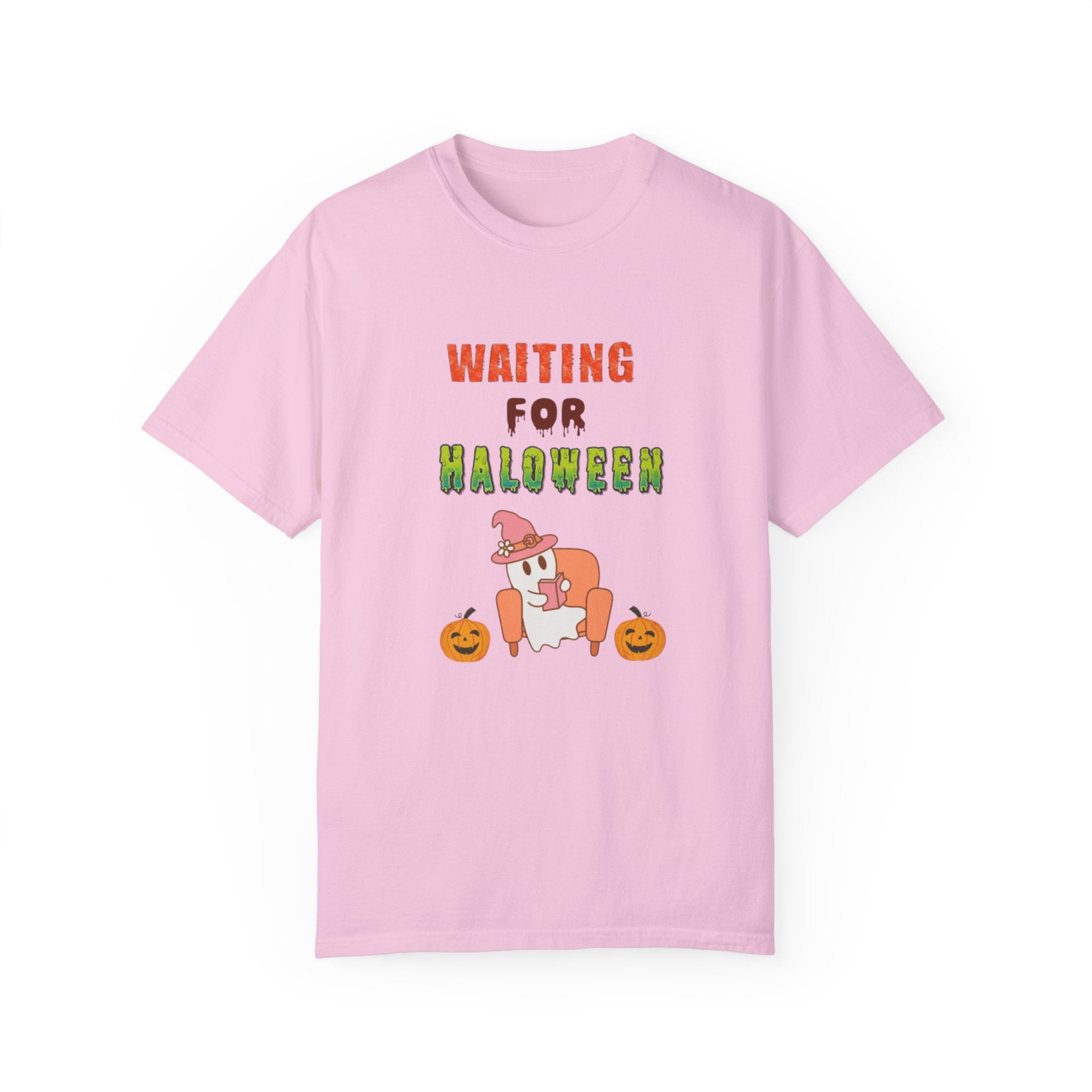 Waiting For Halloween Unisex Garment-Dyed T-shirt