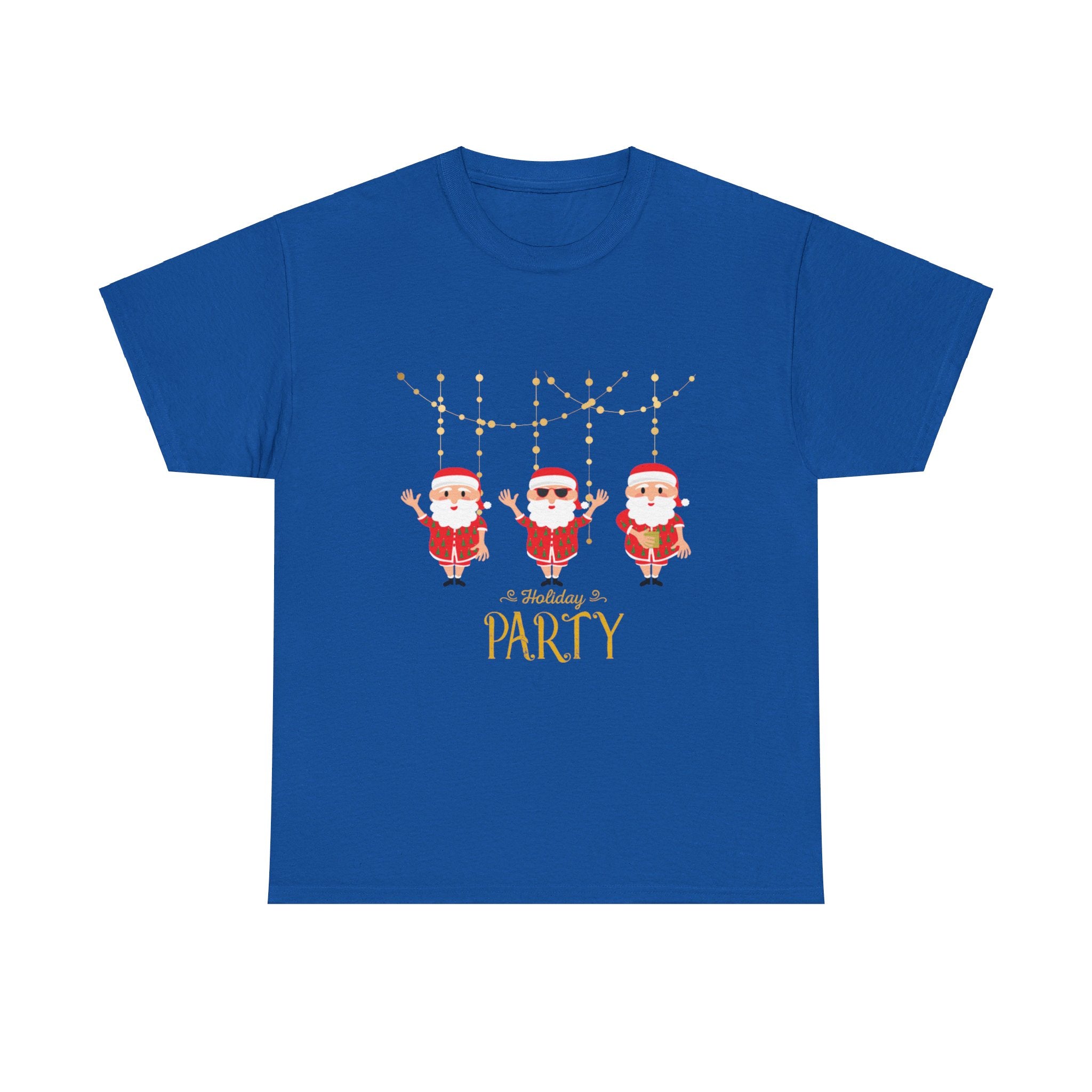 Santa's Holiday Party Unisex Heavy Cotton Tee