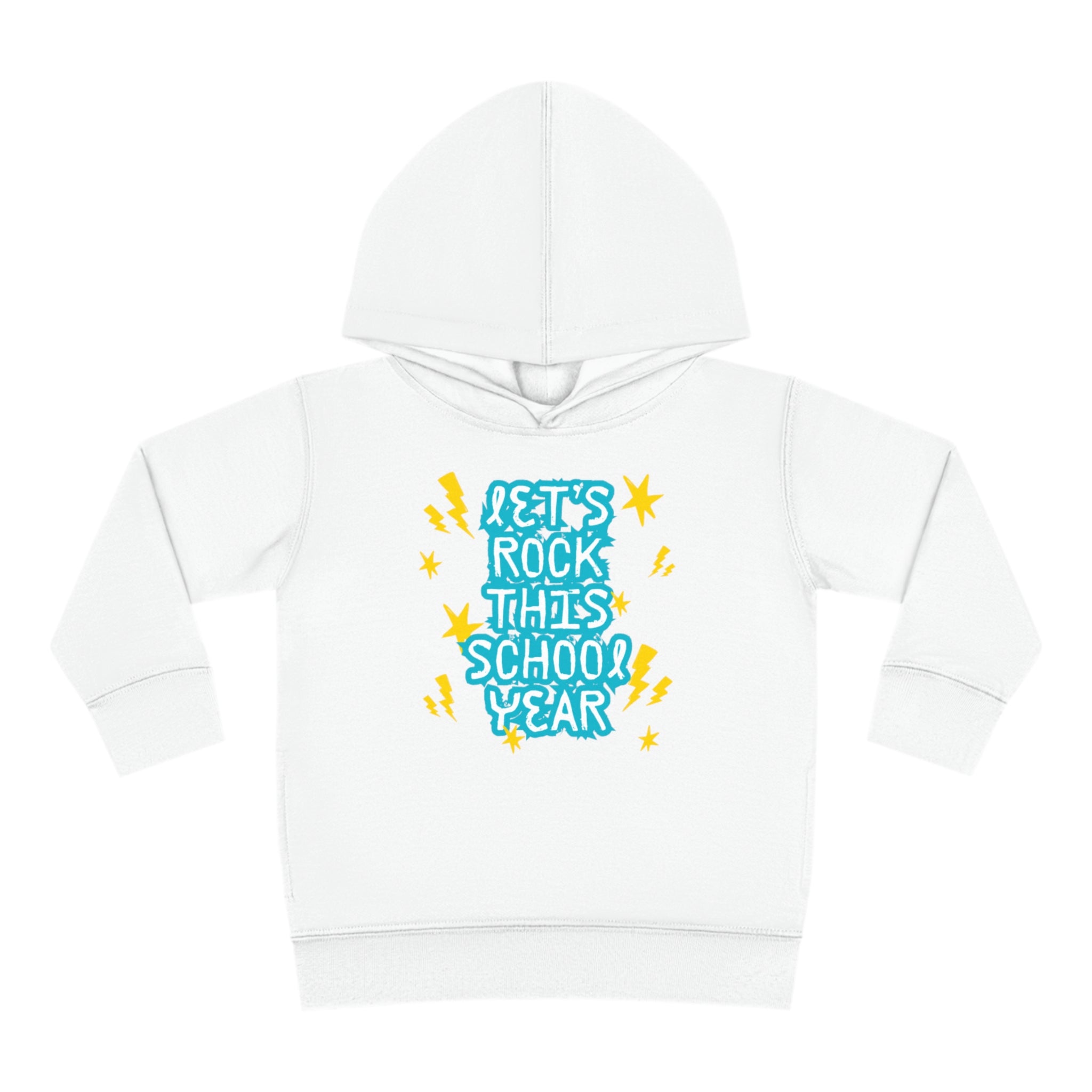 Let's Rock This School Year Toddler Pullover Fleece Hoodie