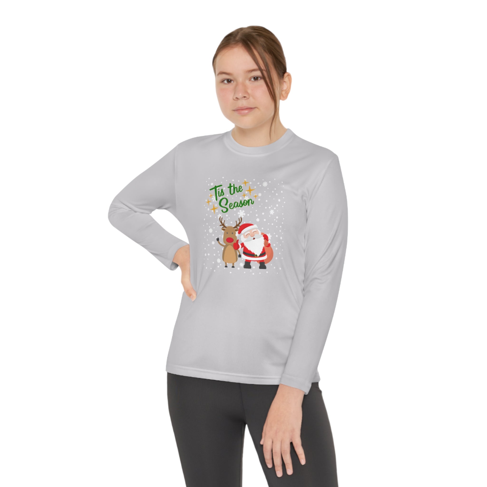 Tis The Season Youth Long Sleeve Competitor Tee