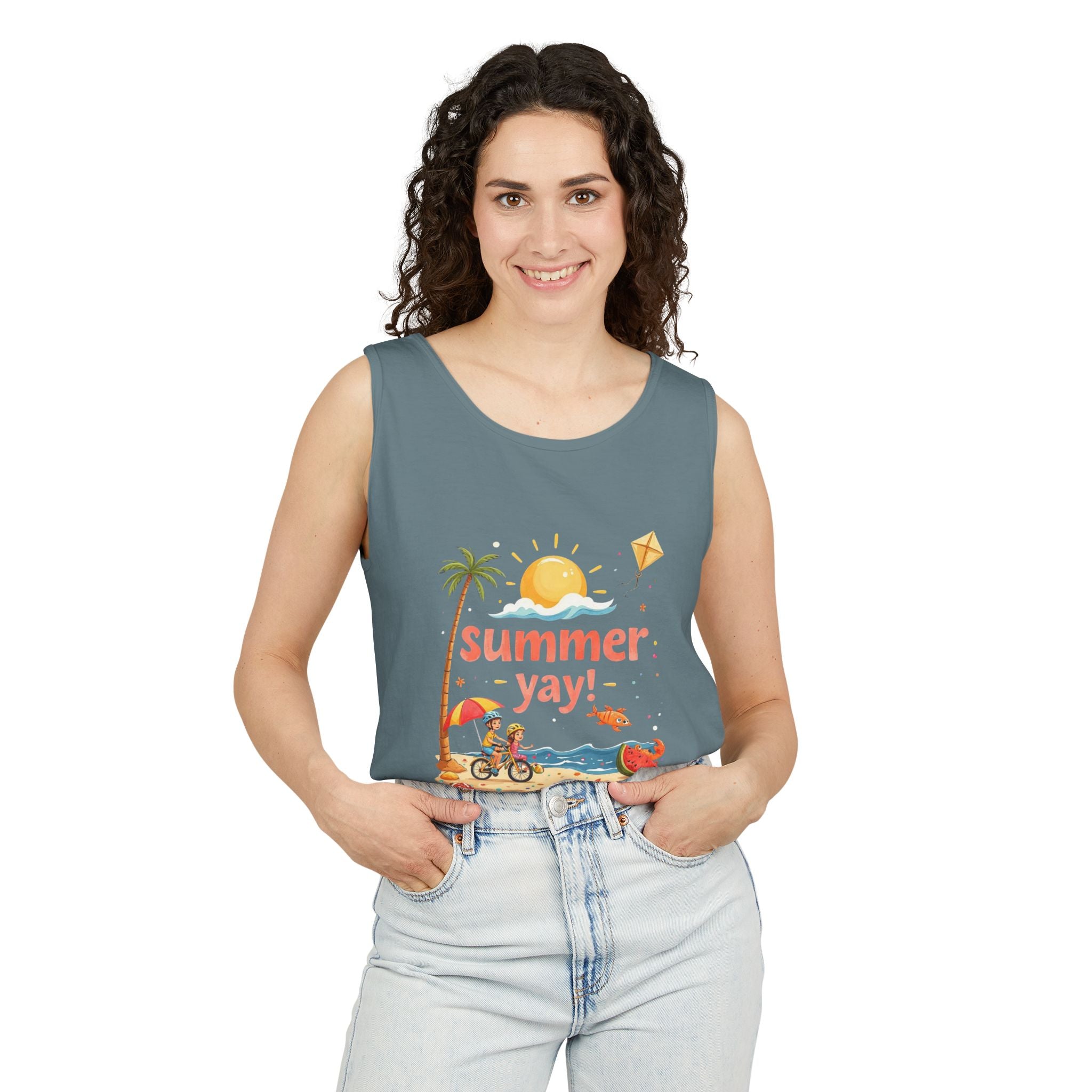 Summer Yay! Unisex Tank Top