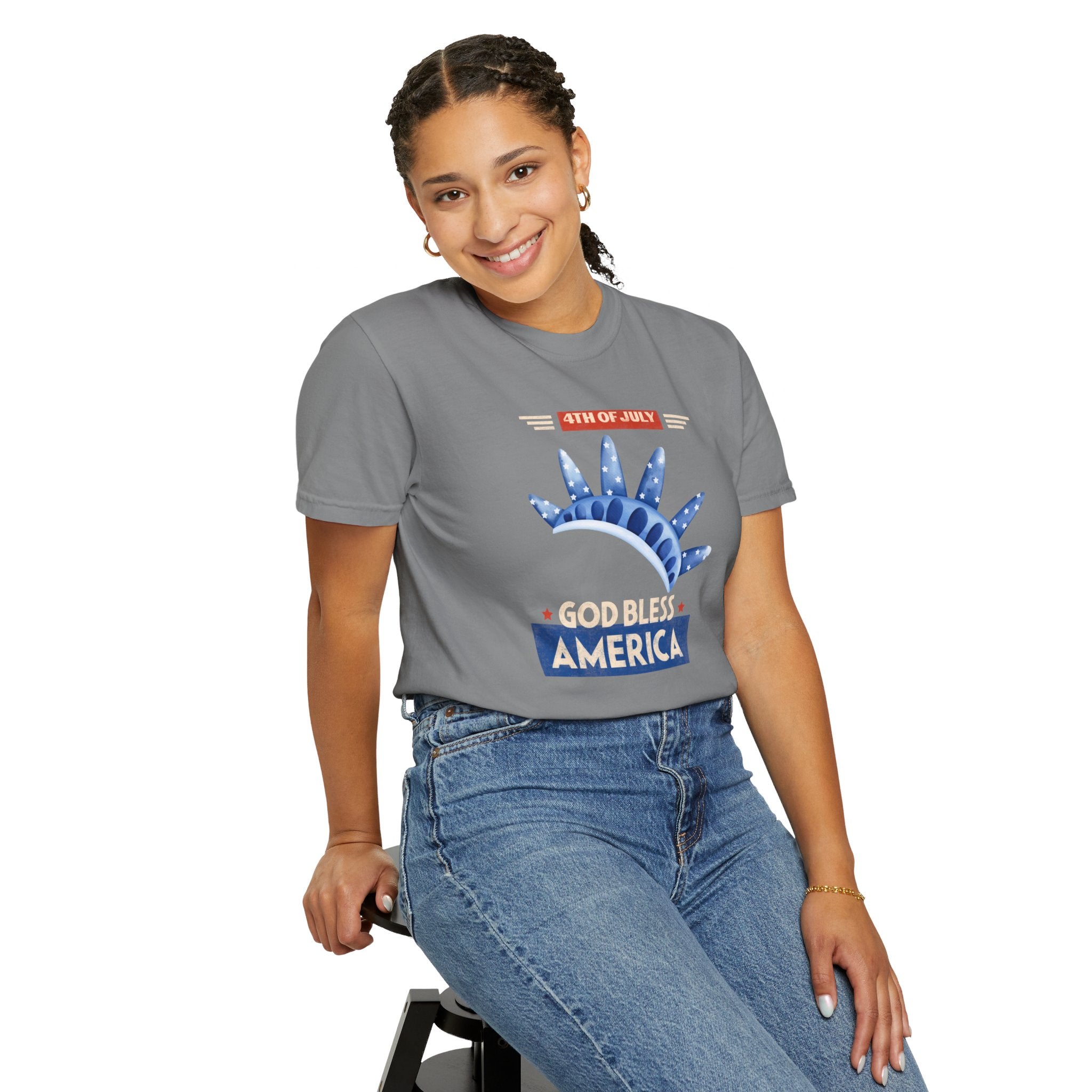 God Bless America Unisex Garment-Dyed T-shirt