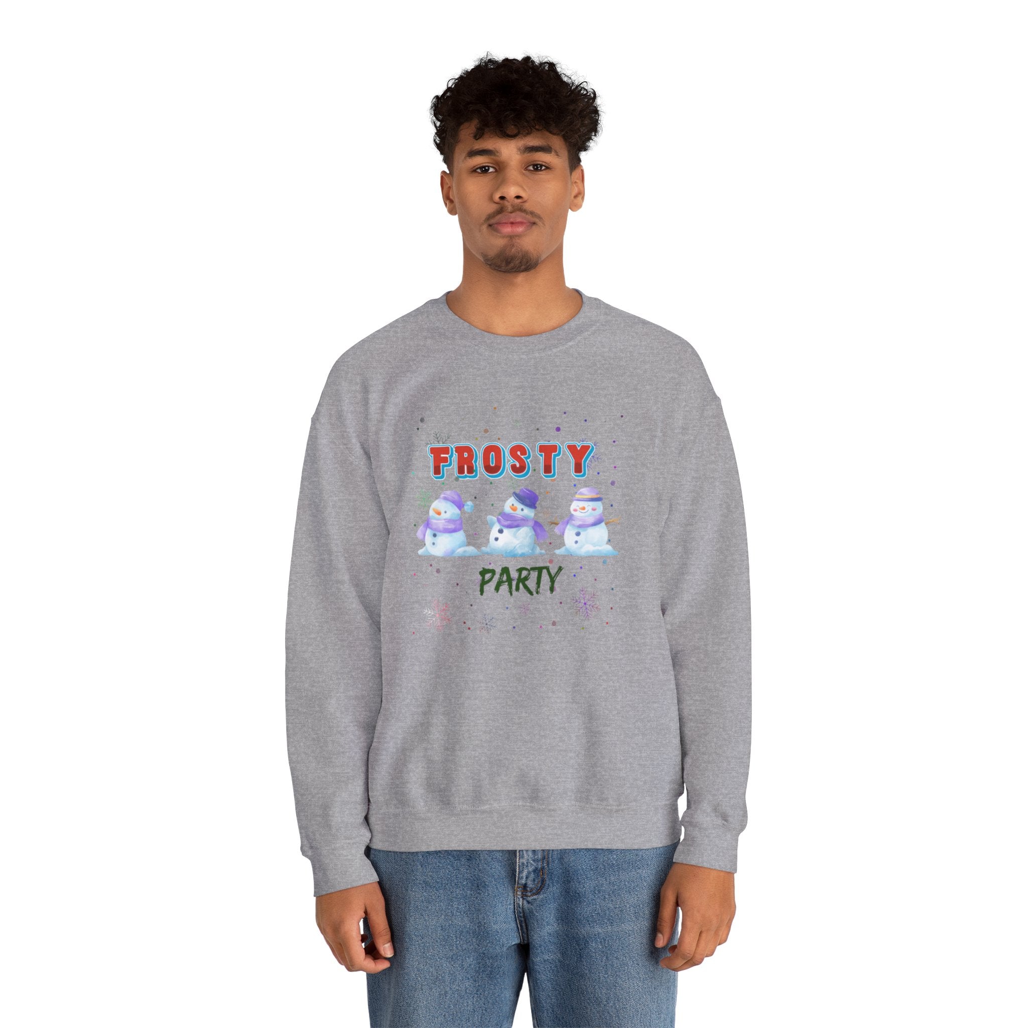 Frosty Party Unisex Heavy Blend™ Crewneck Sweatshirt