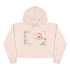 Happy Valentine's Day Lovers Crop Hoodie