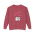 Meow Valentine's Day Unisex Lightweight Crewneck Sweatshirt