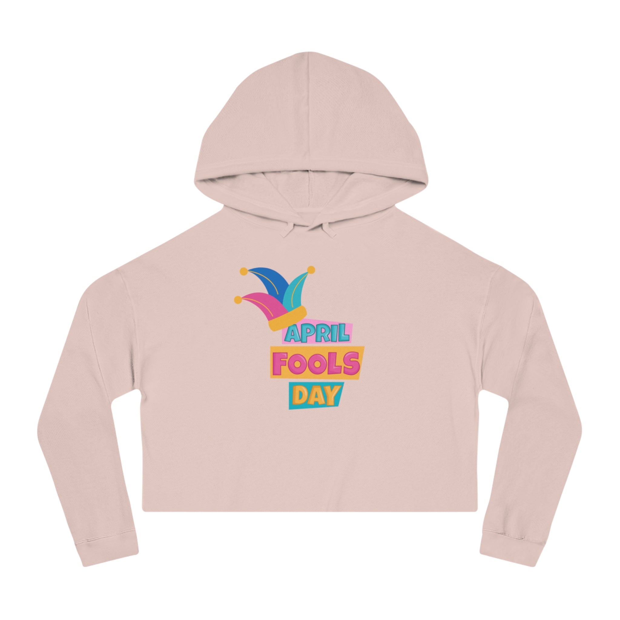 All Fool's Day Women’s Cropped Hooded Sweatshirt