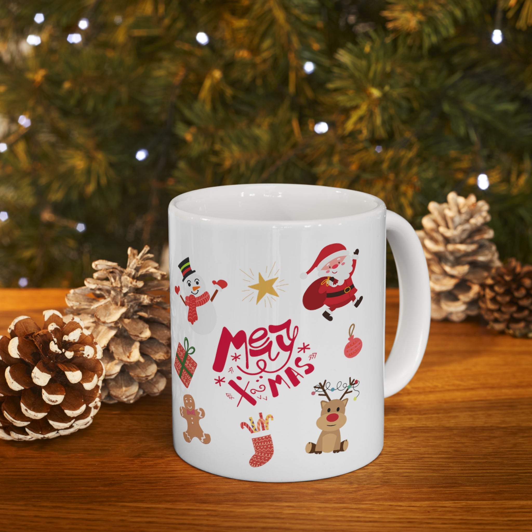 Merry Christmas Crew Ceramic Mug 11oz