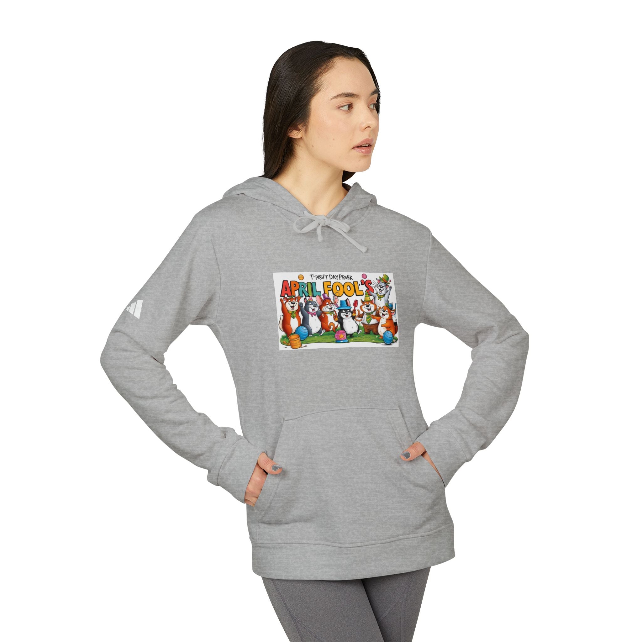 T-Pish'-T Day Prank Adidas Unisex Fleece Hoodie