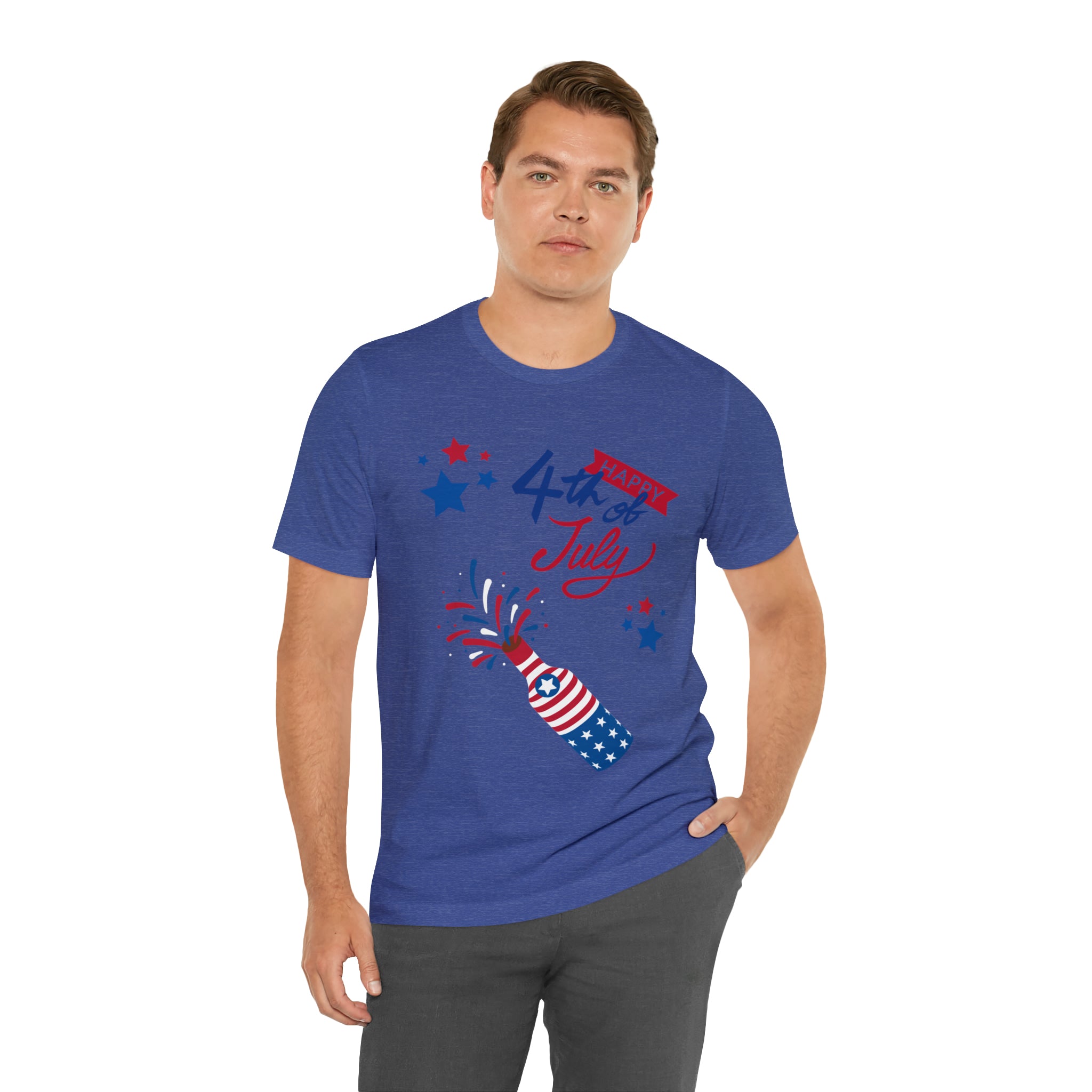 Happy 4th Of July Celebration Unisex Jersey Short Sleeve Tee