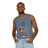 Uncle Sam Happy 4th of July Tank Top Unisex Sleeveless Shirt