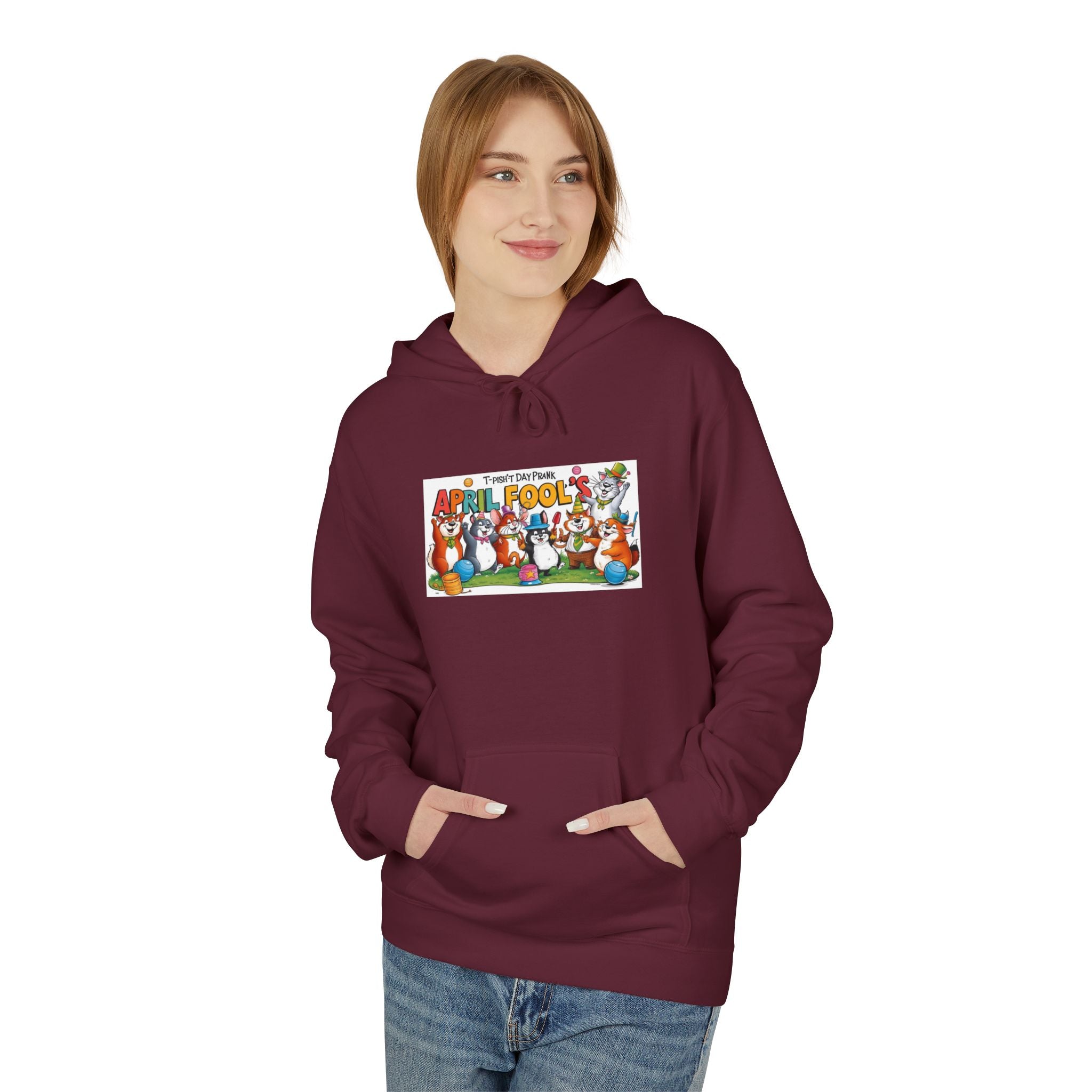 T-Pish'-T Day Prank Fleece Hoodie