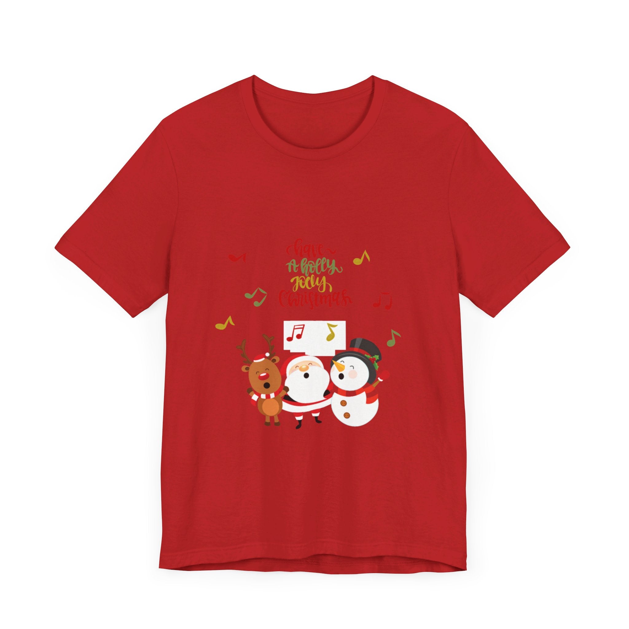 Have A Holly Jolly Christmas Unisex Jersey Short Sleeve Tee