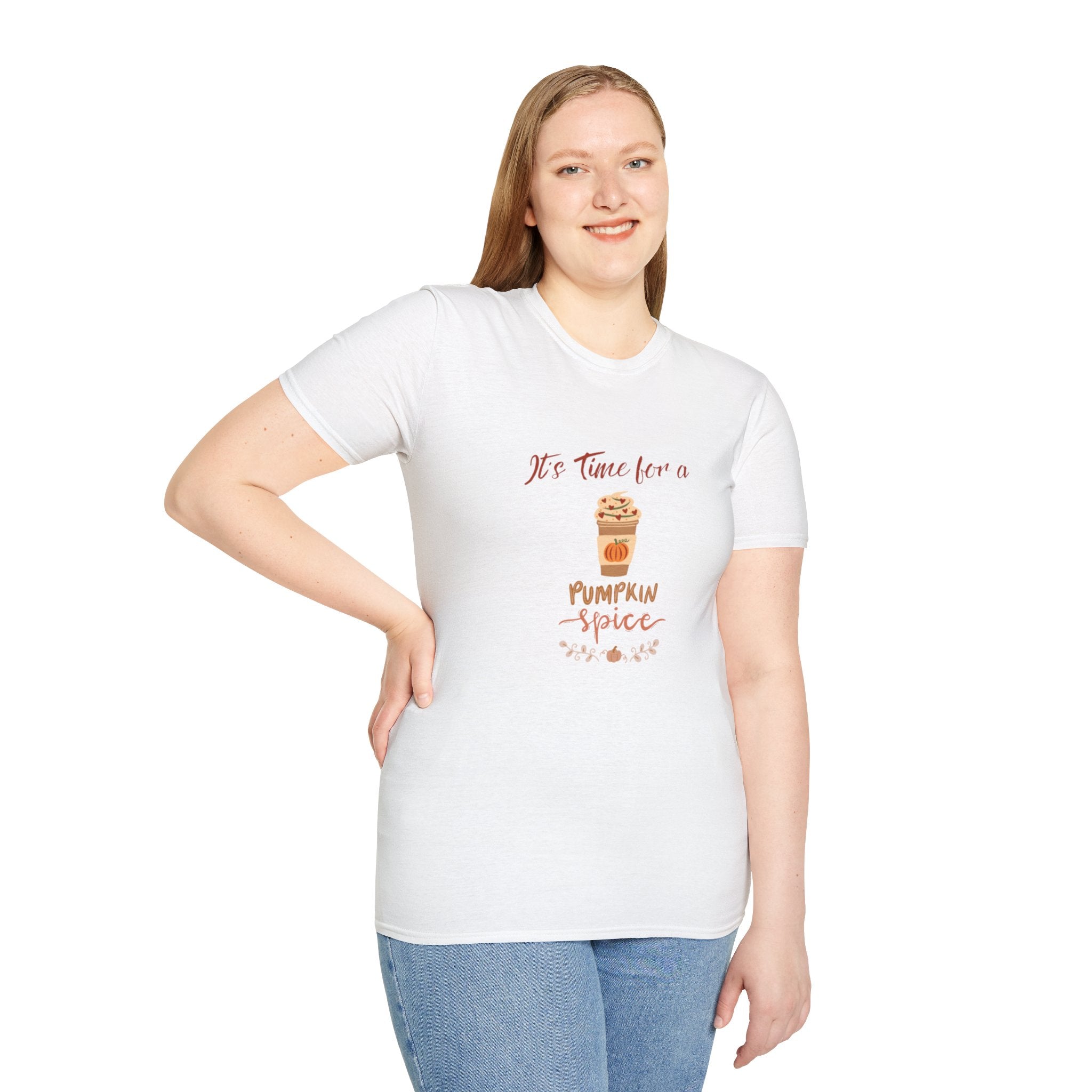 It's Time For A Pumpkin Spice Unisex Softstyle T-Shirt