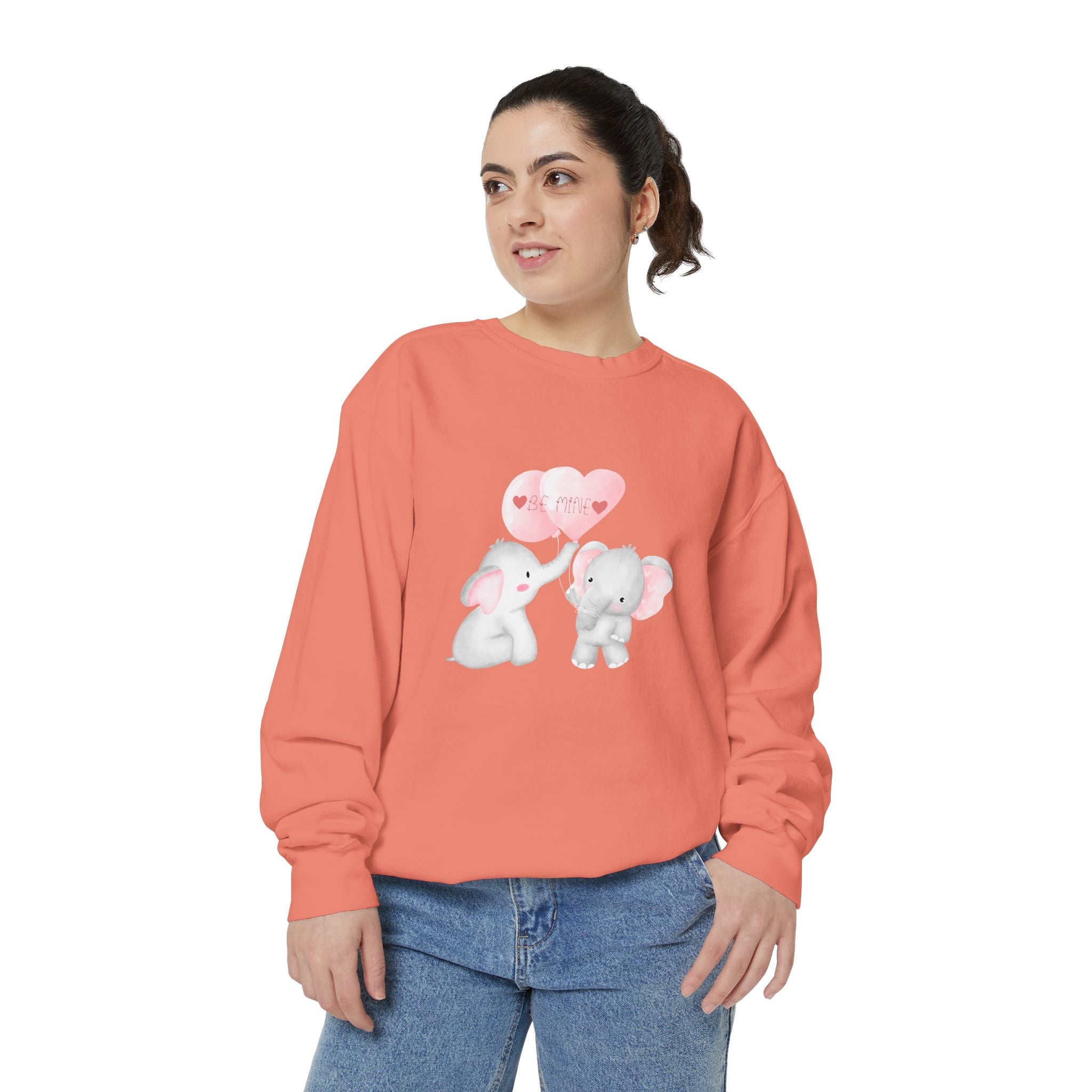 Be Mine Love Unisex Garment-Dyed Sweatshirt