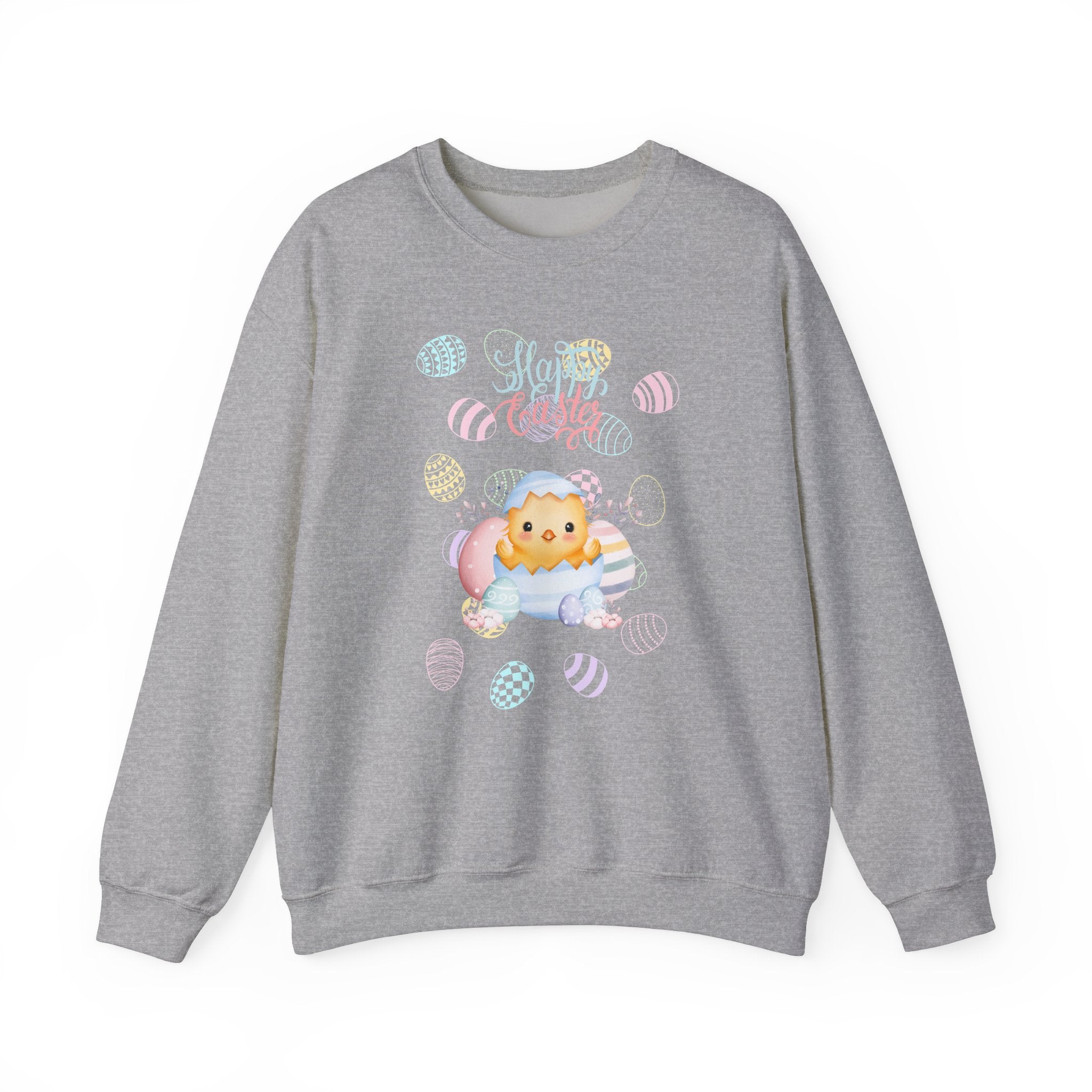 Chick Happy Easter Crewneck Sweatshirt - Unisex Heavy Blend™