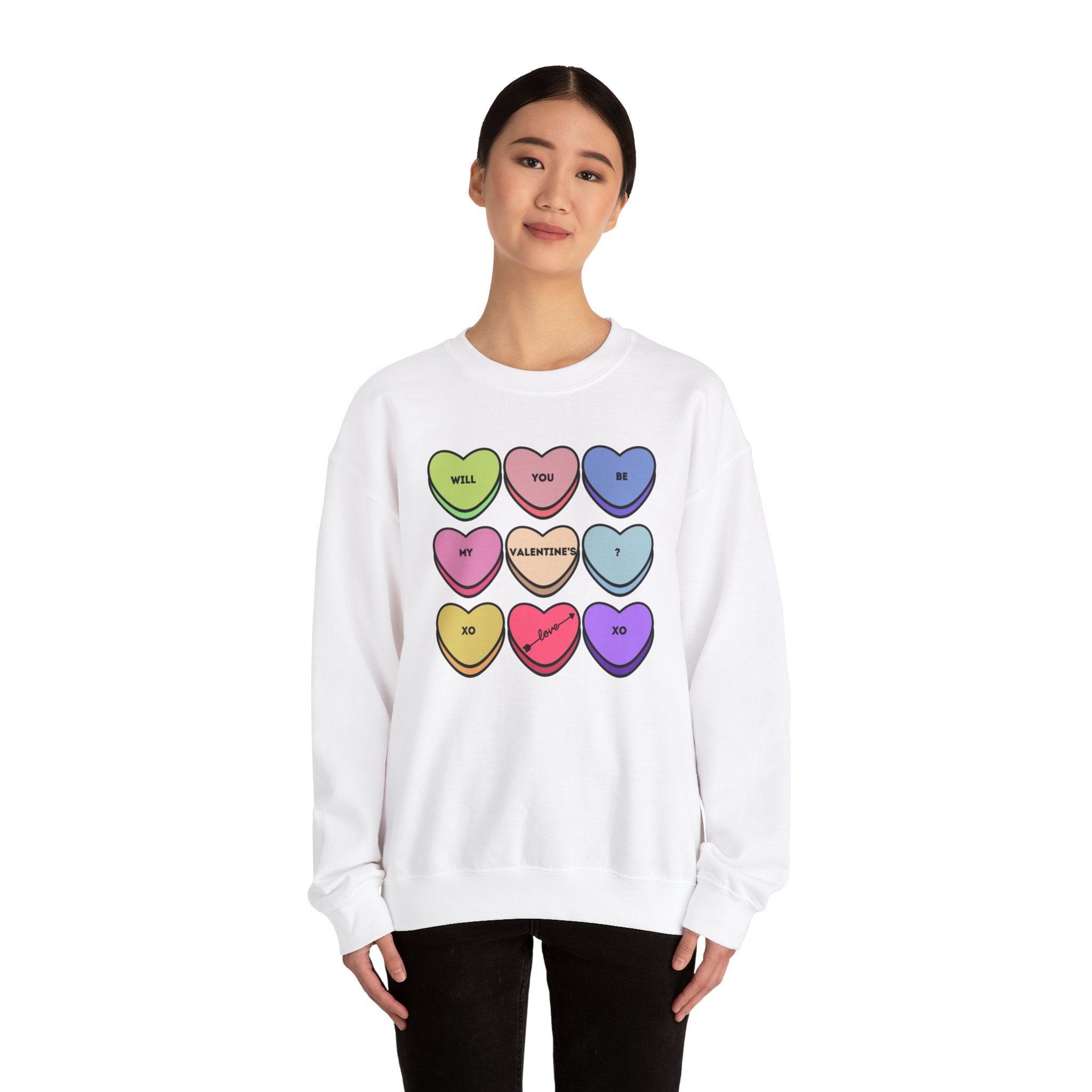 Will You Be My Valentine? Unisex Heavy Blend™ Crewneck Sweatshirt
