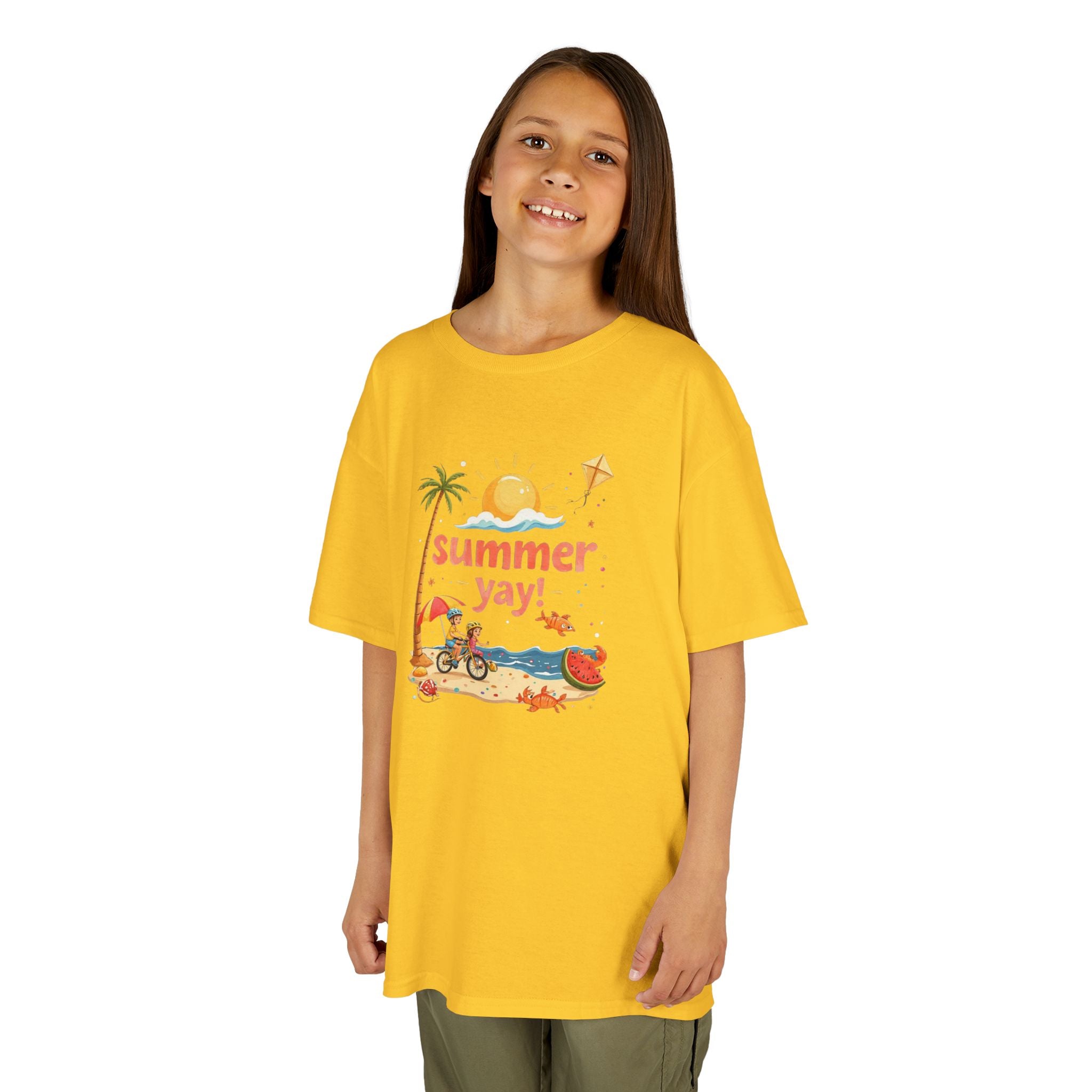 Summer Yay! Tee Kid's Heavy Cotton