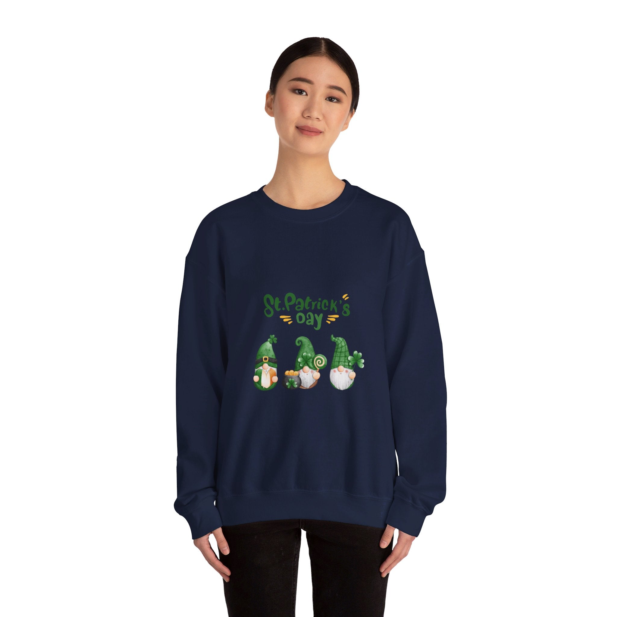 St Patty's Day Gnome Unisex Heavy Blend™ Crewneck Sweatshirt