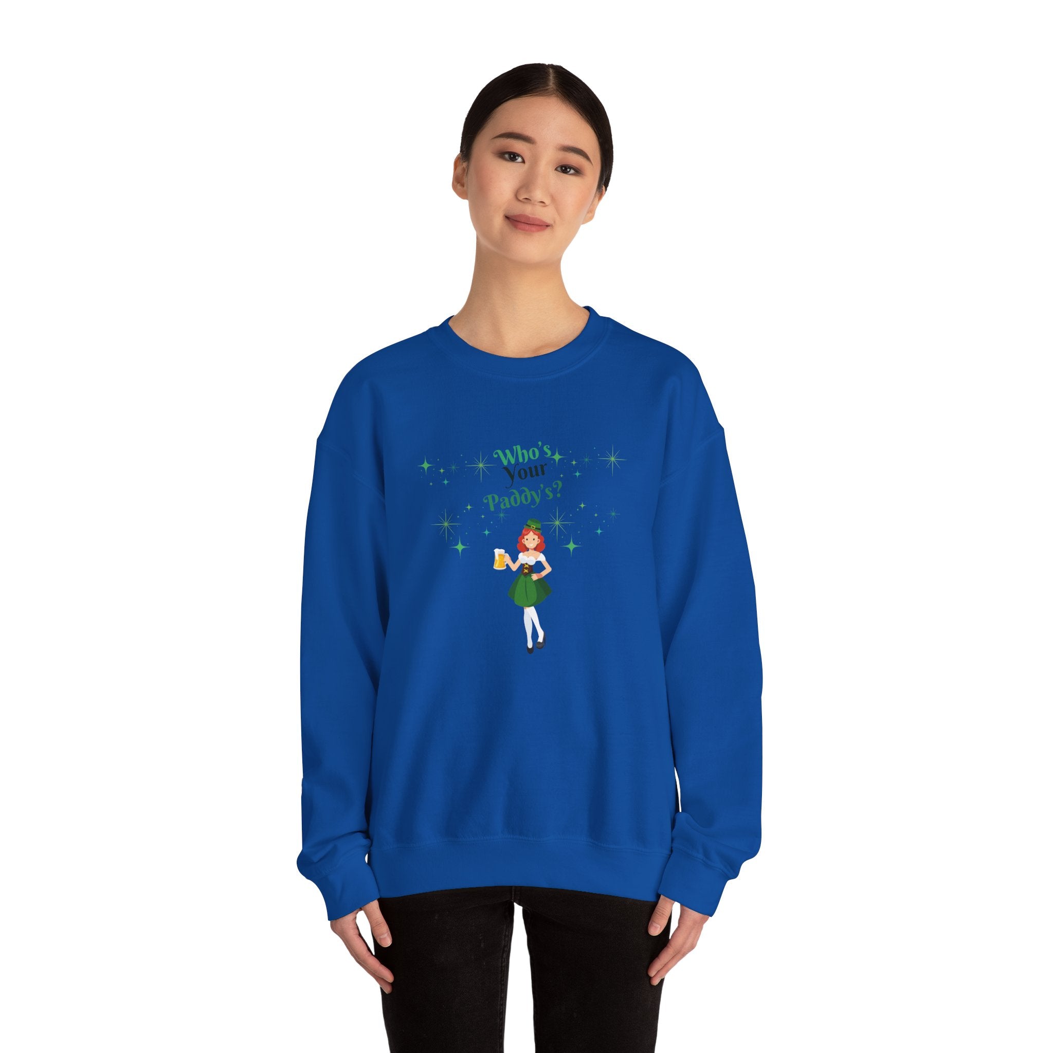 Who's Your Paddy's? Unisex Crewneck Sweatshirt - Perfect for St. Patrick's Day Celebrations