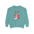 Gnome Valentine's Day Unisex Garment-Dyed Sweatshirt