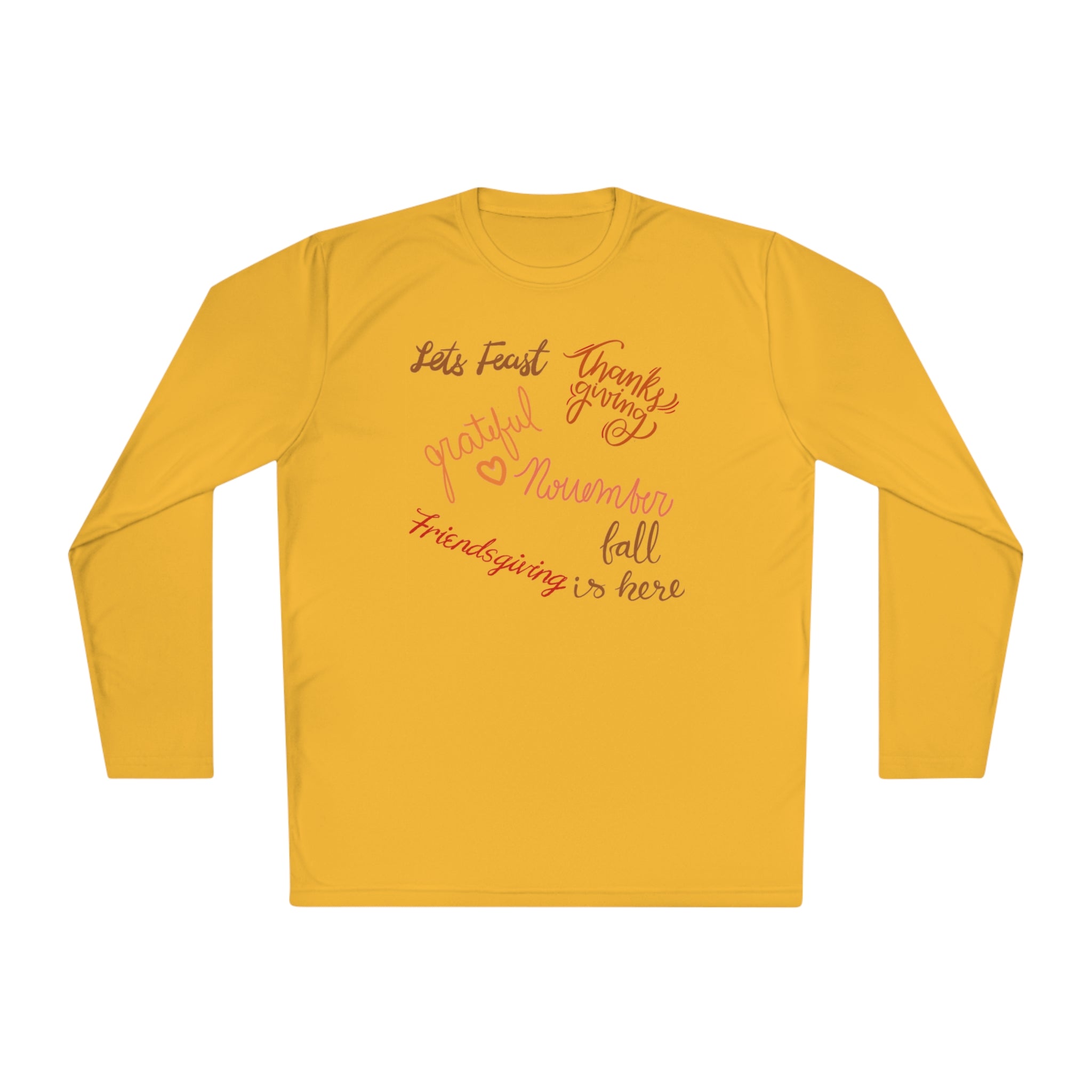 Thanksgiving Season Unisex Lightweight Long Sleeve Tee