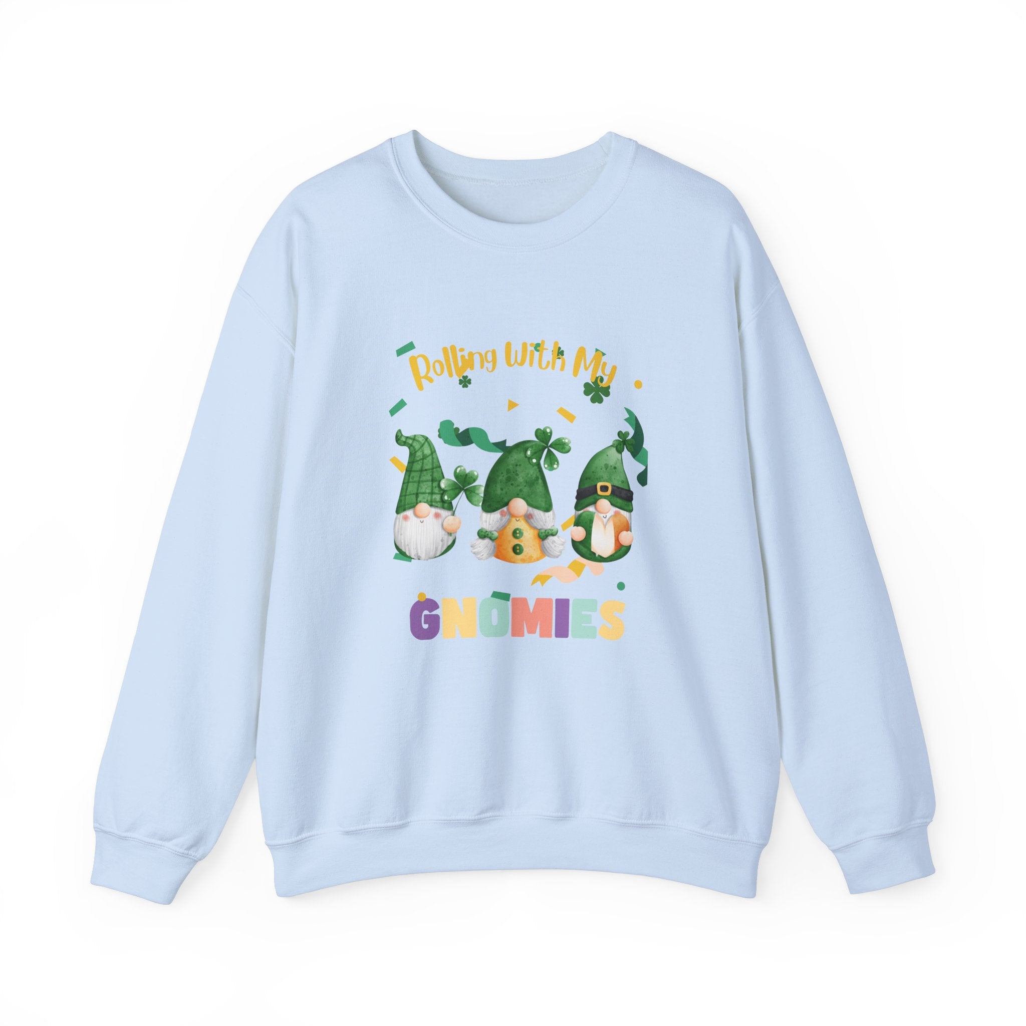 Rolling With My Gnomies Crewneck Sweatshirt - Unisex Heavy Blend™