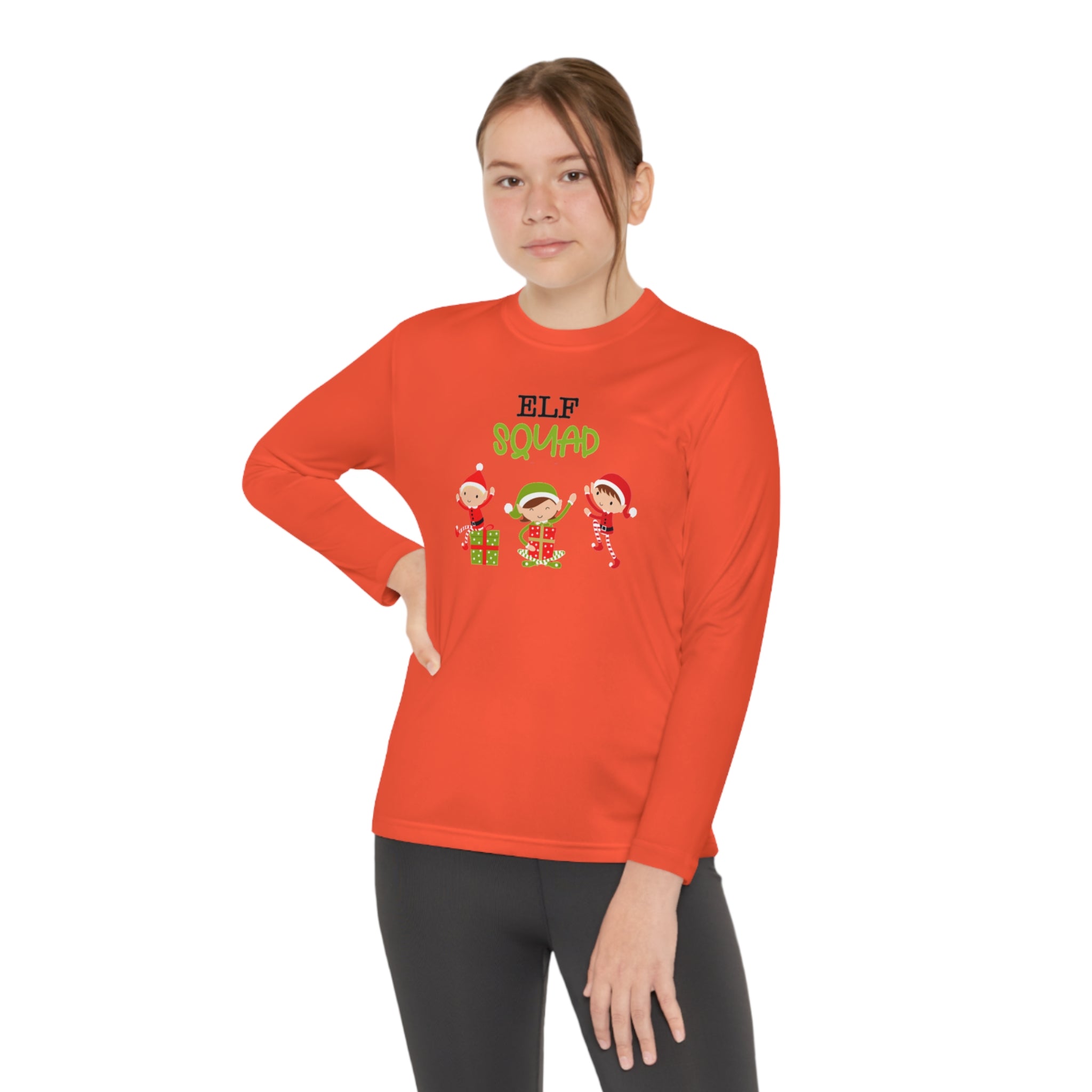 Elf Squad Youth Long Sleeve Competitor Tee