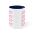 XOXO Accent Coffee Mug, 11oz