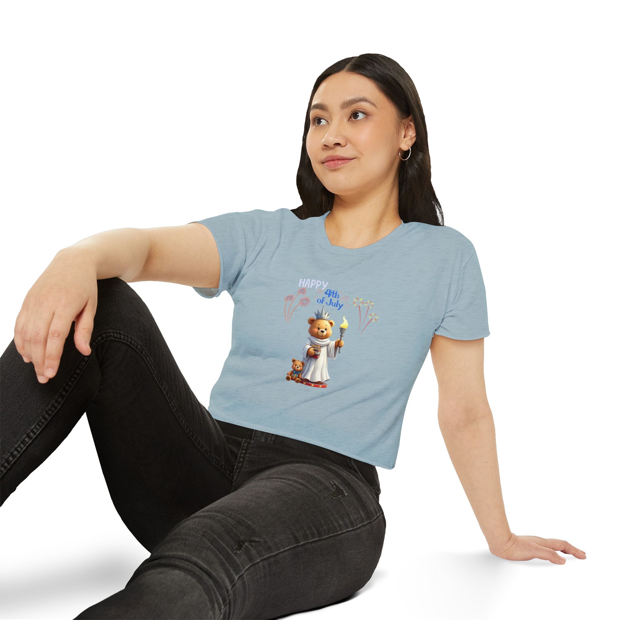 Lady Liberty Crop Top
