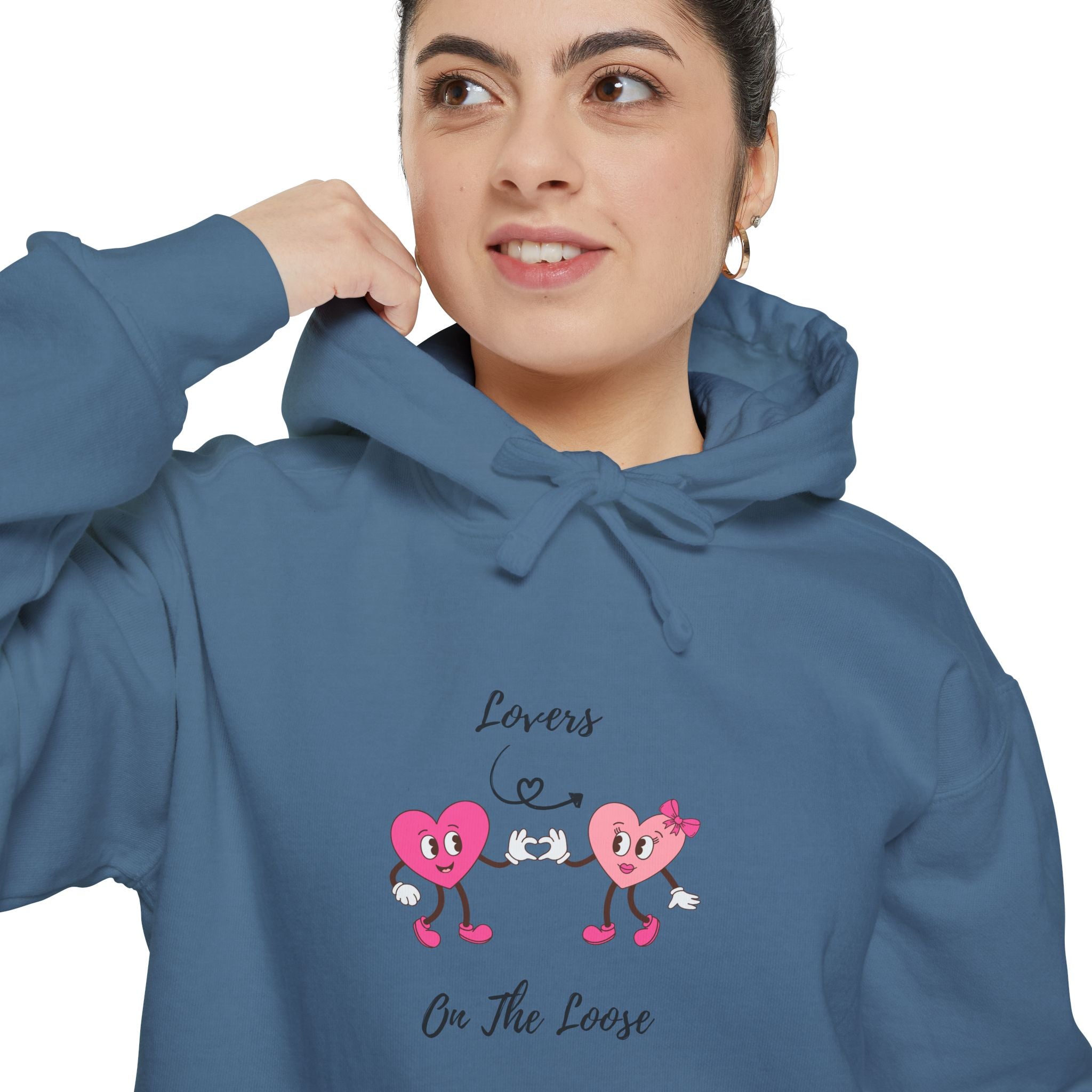 Lovers On The Loose Unisex Garment-Dyed Hoodie
