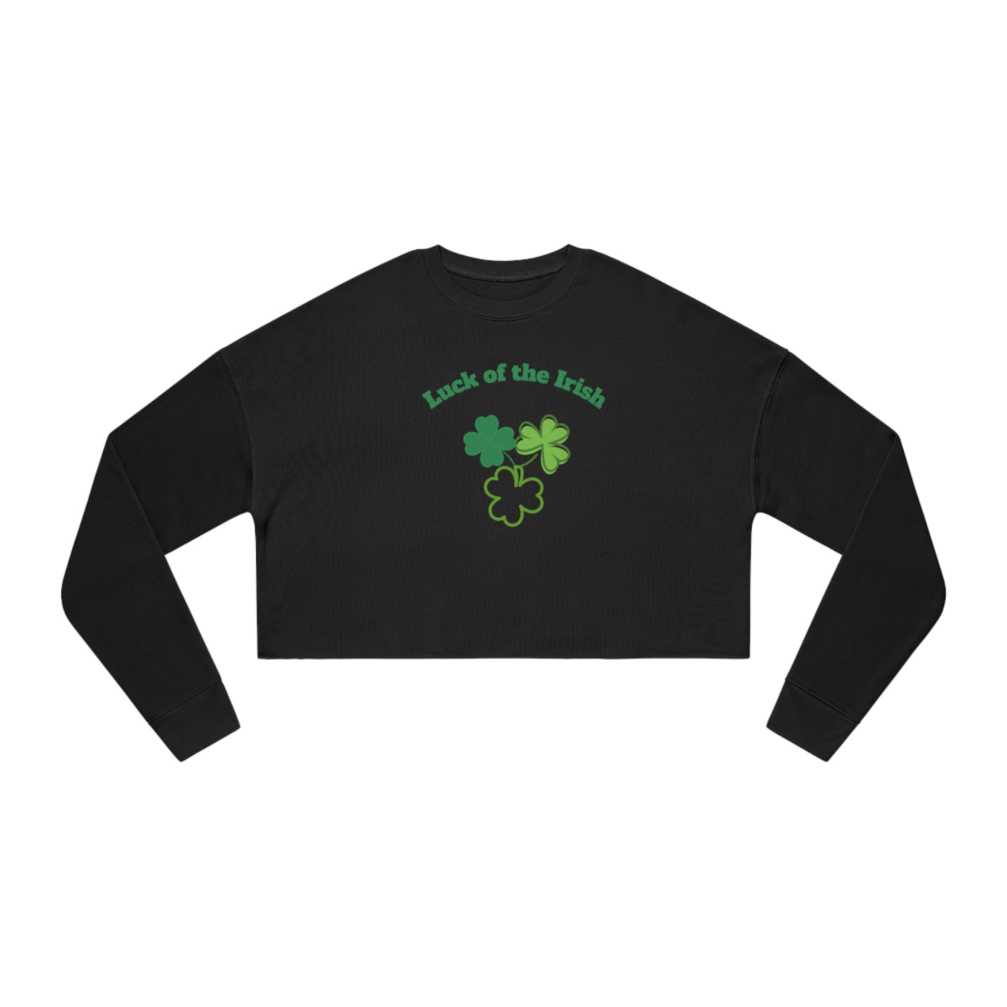 Luck Of The Irish Women's Cropped Sweatshirt