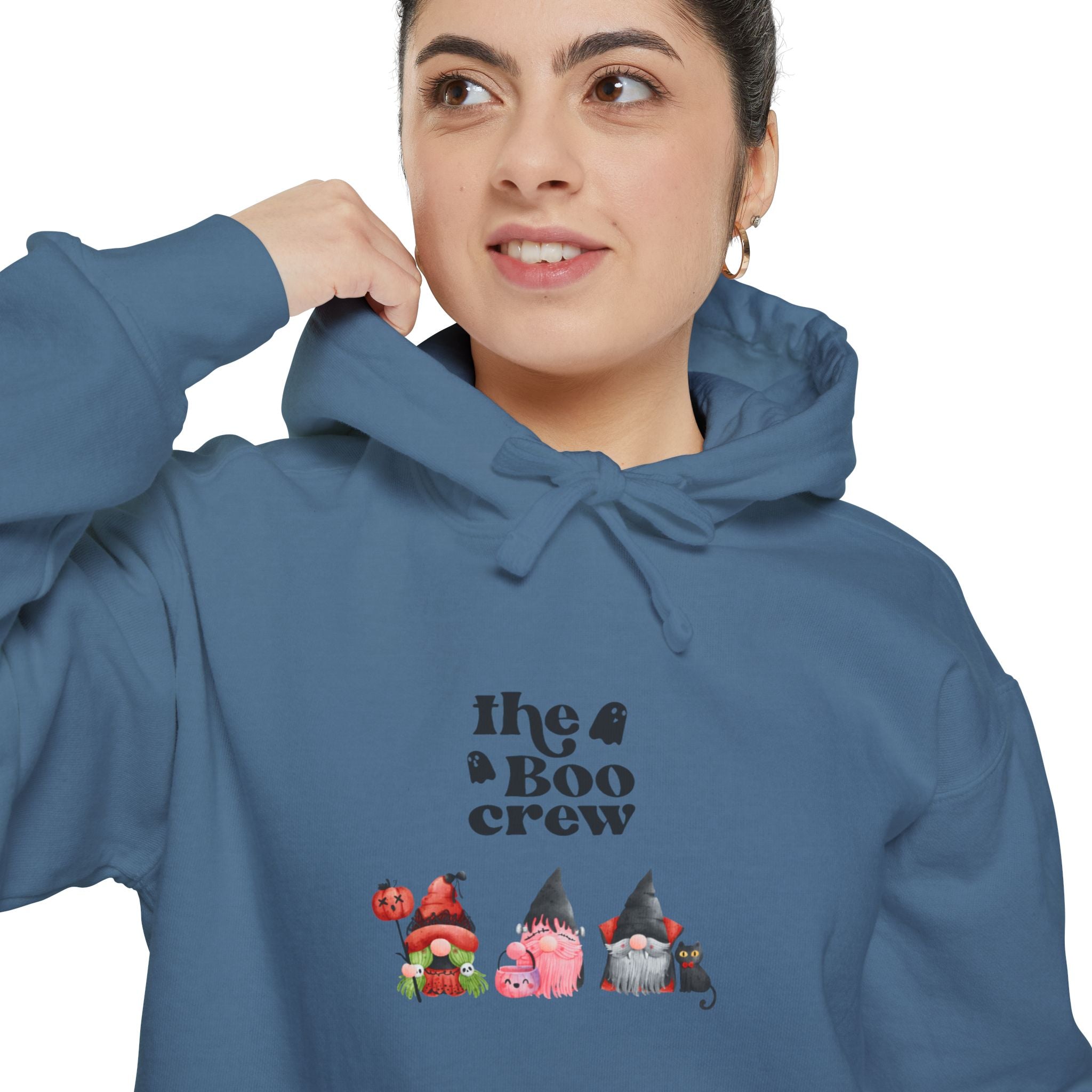 The Boo Crew Unisex Garment-Dyed Hoodie