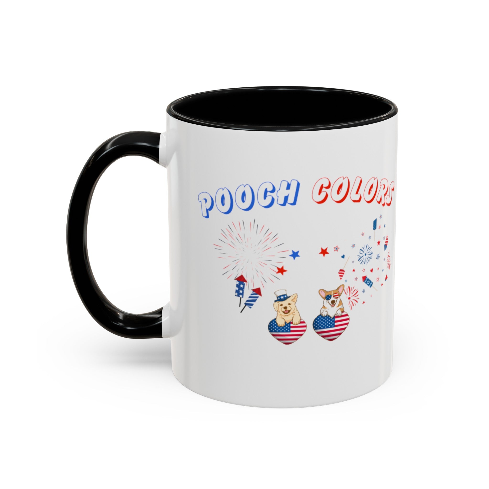 Pooch Colors Accent Coffee Mug (11, 15oz)