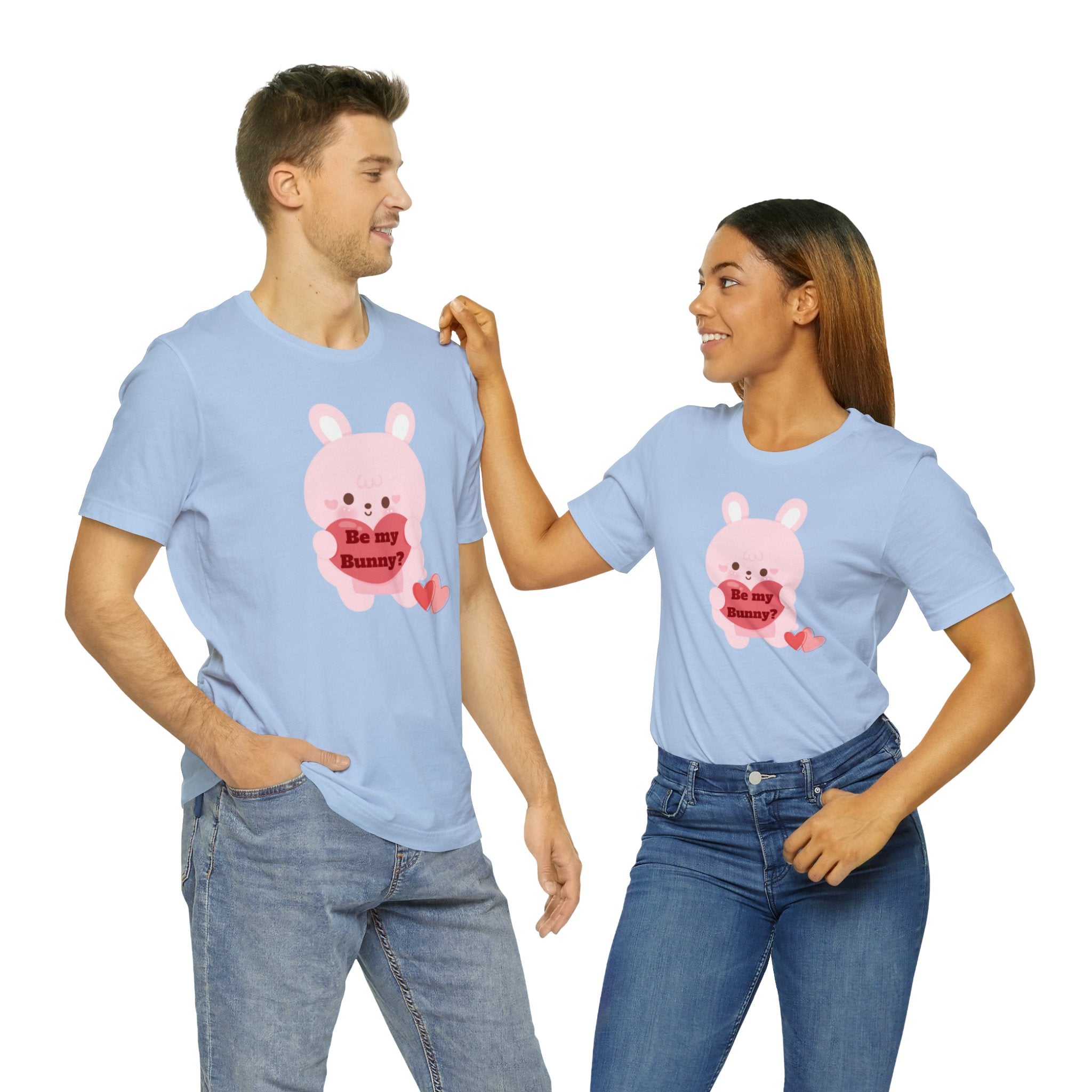 V-Day BunnyUnisex Jersey Short Sleeve Tee