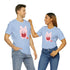 V-Day BunnyUnisex Jersey Short Sleeve Tee