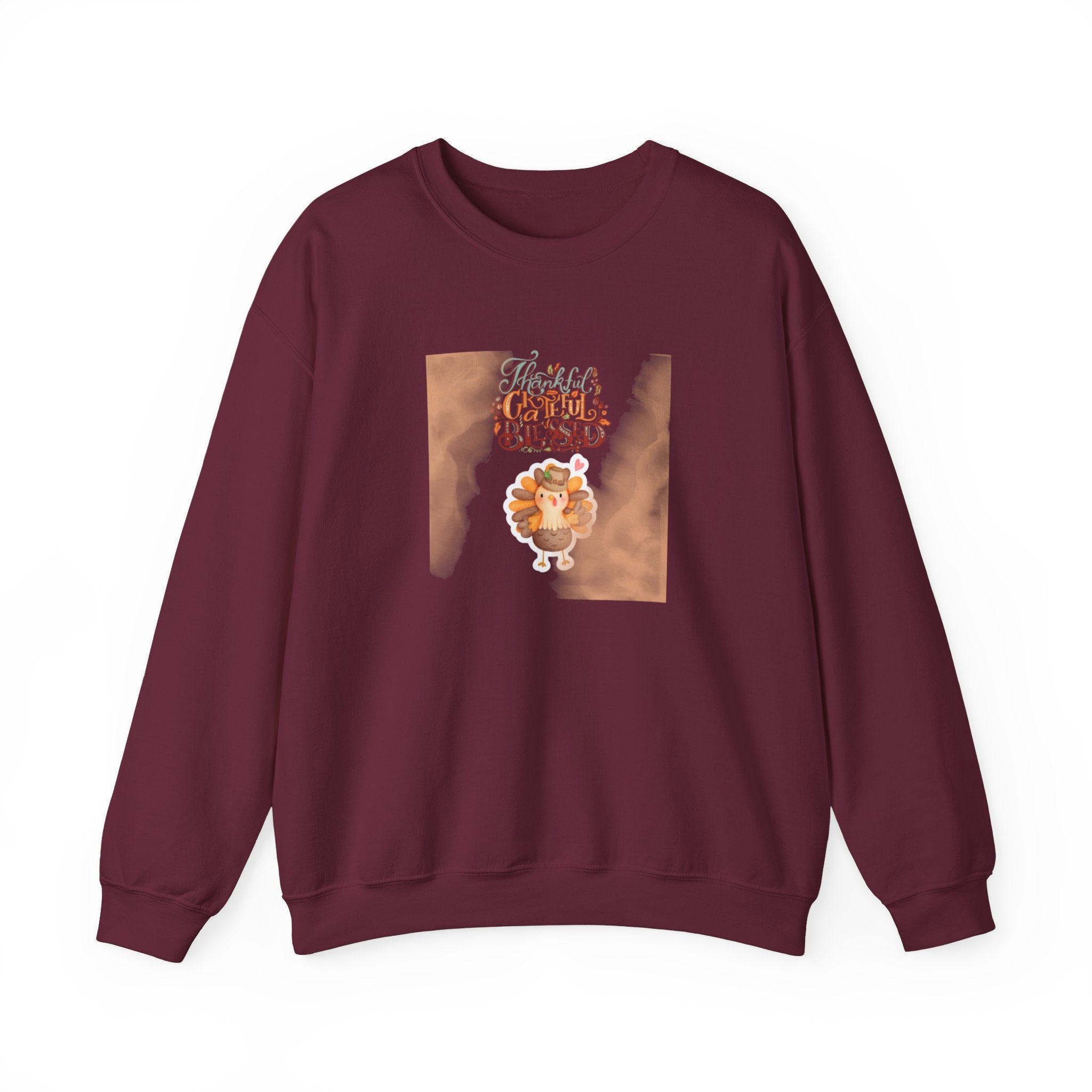 Thankful Grateful Blessed Unisex Heavy Blend™ Crewneck Sweatshirt