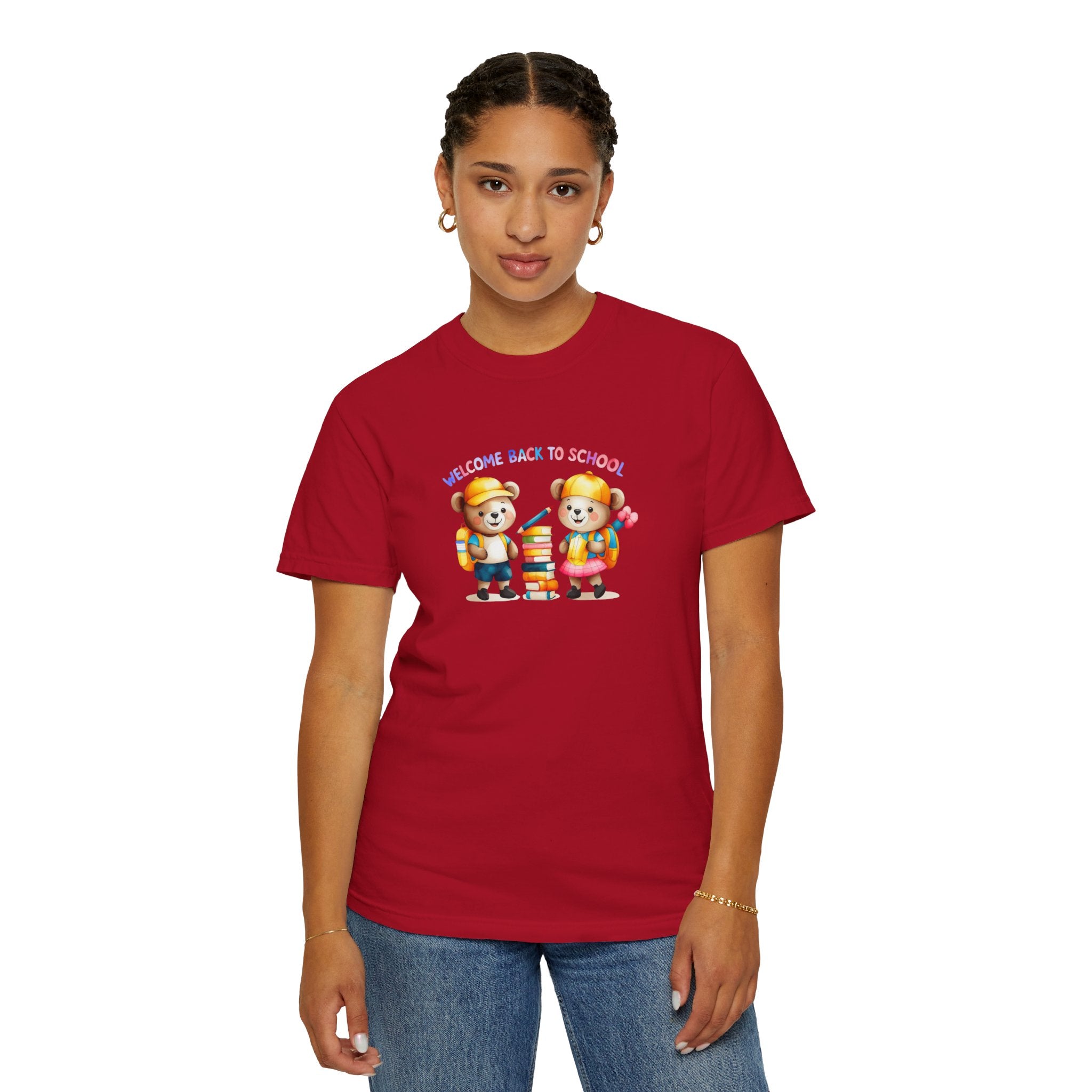 Welcome Back to School Unisex Garment-Dyed T-Shirt