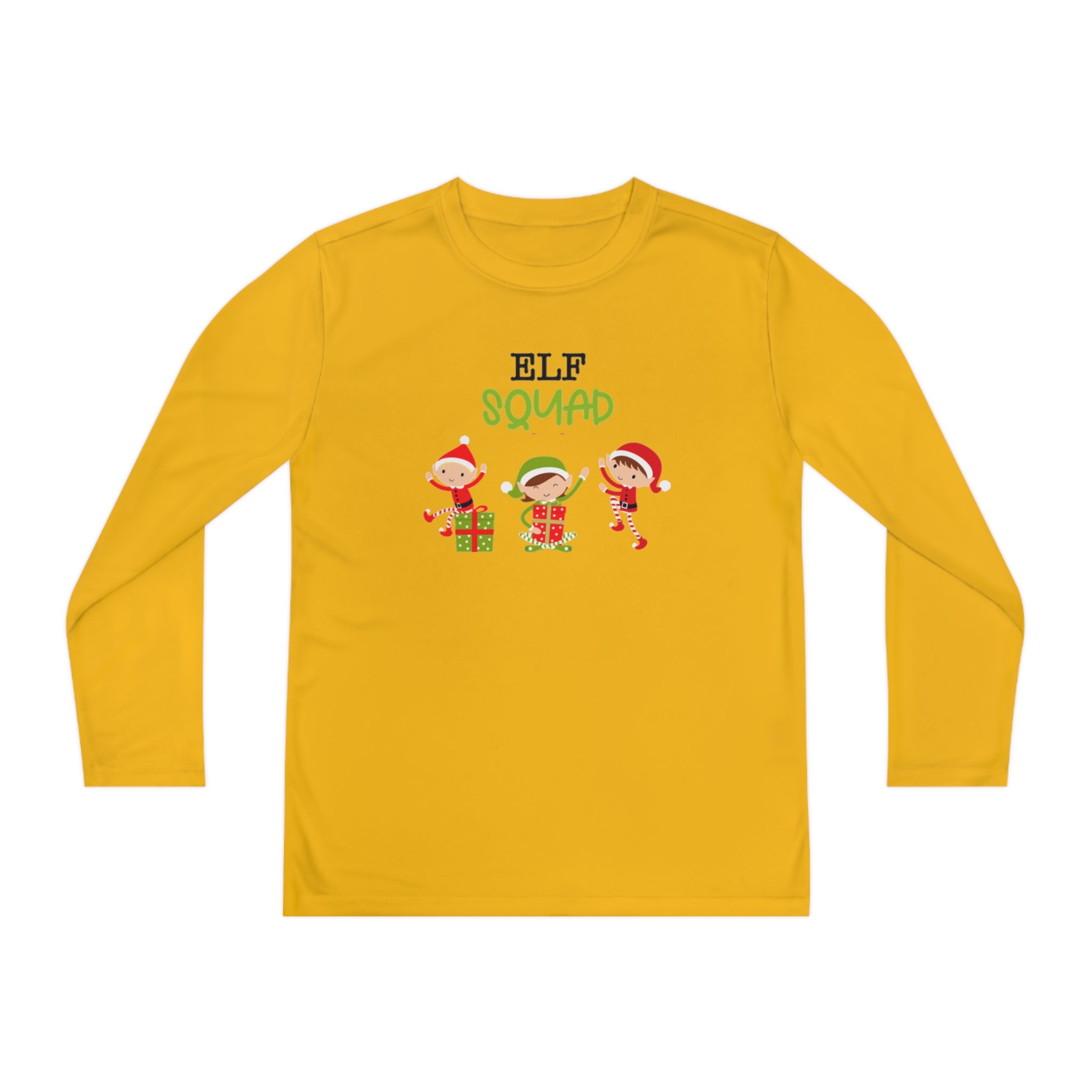 Elf Squad Youth Long Sleeve Competitor Tee