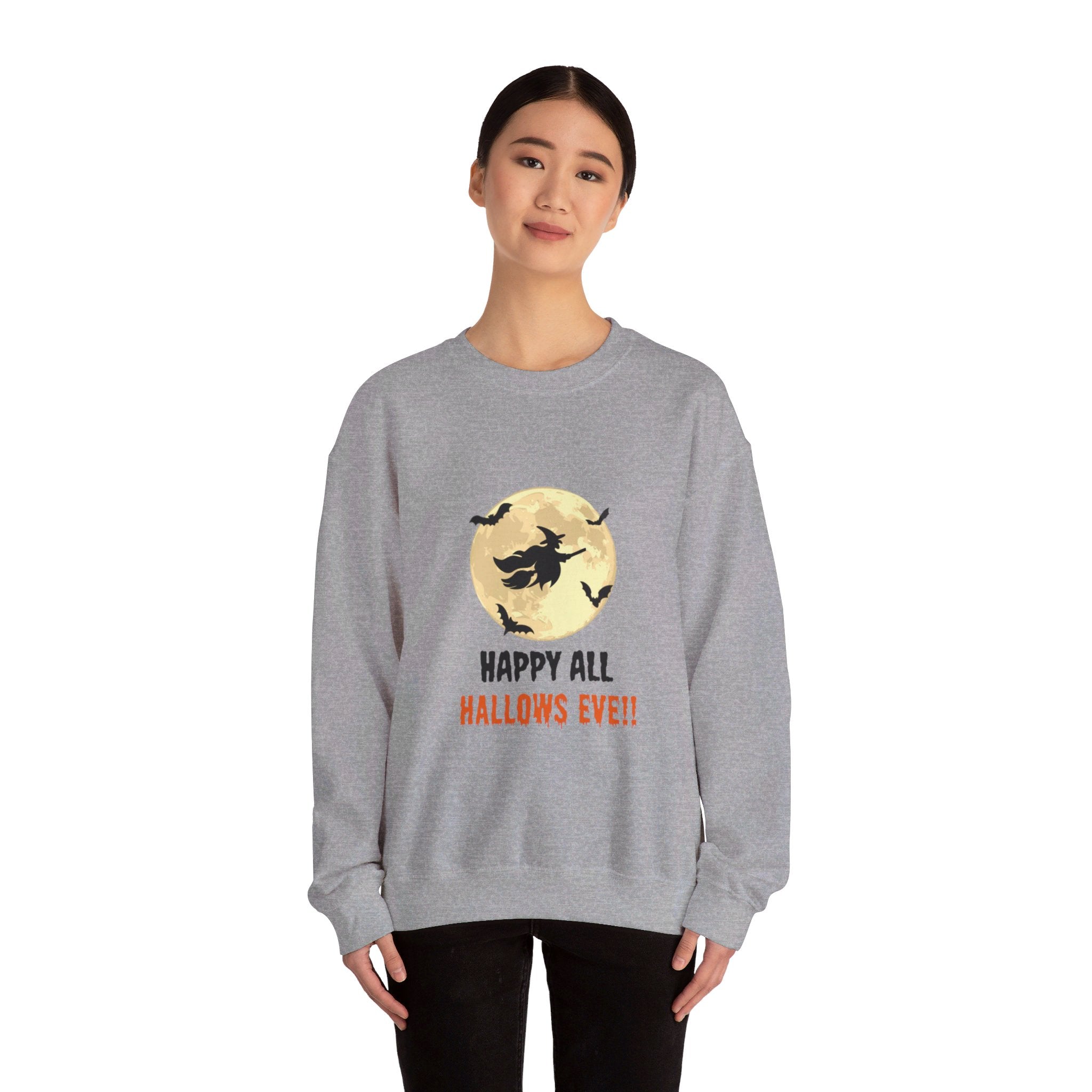 Happy All Hallows Eve Unisex Heavy Blend™ Crewneck Sweatshirt
