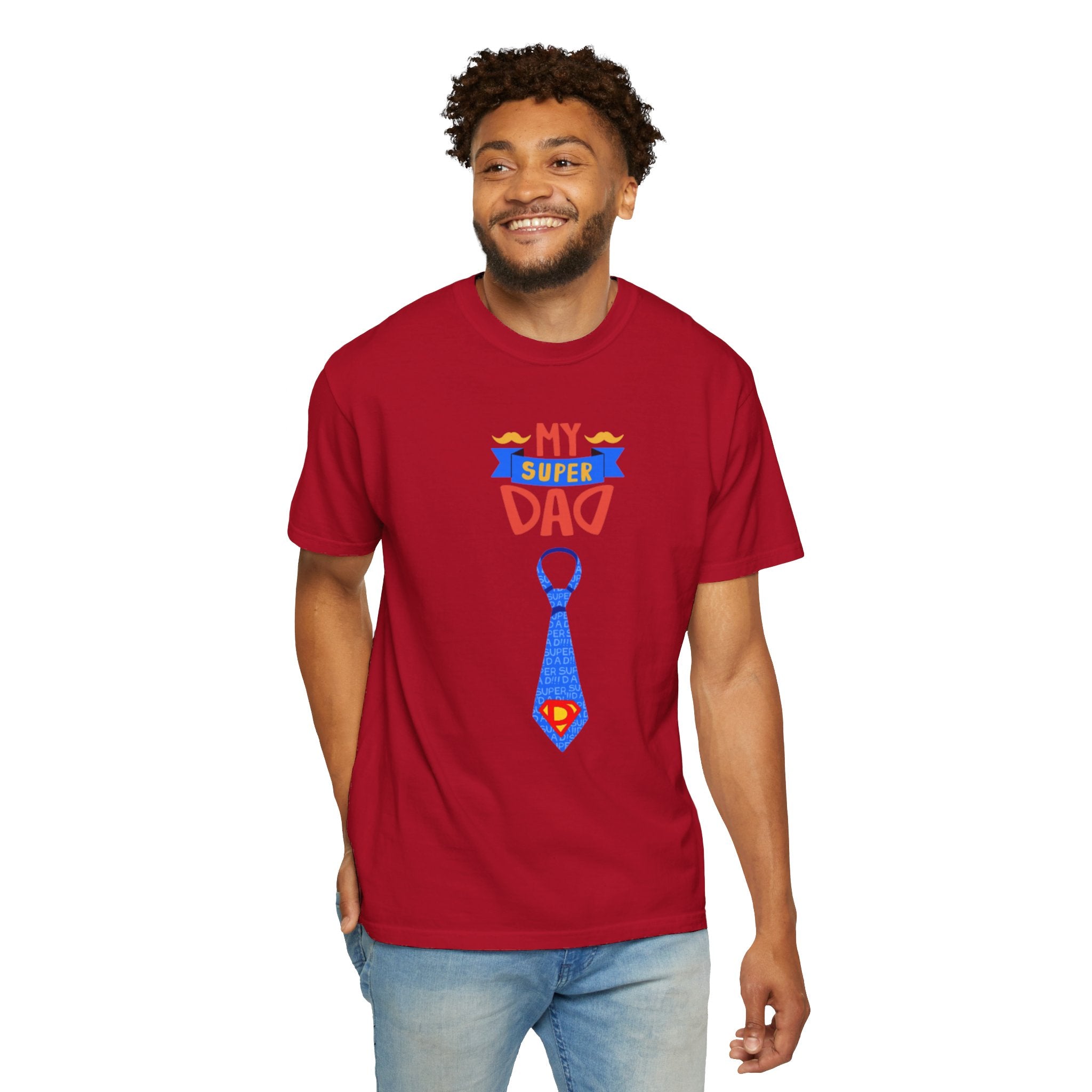 My Super Dad Unisex Garment-Dyed T-shirt